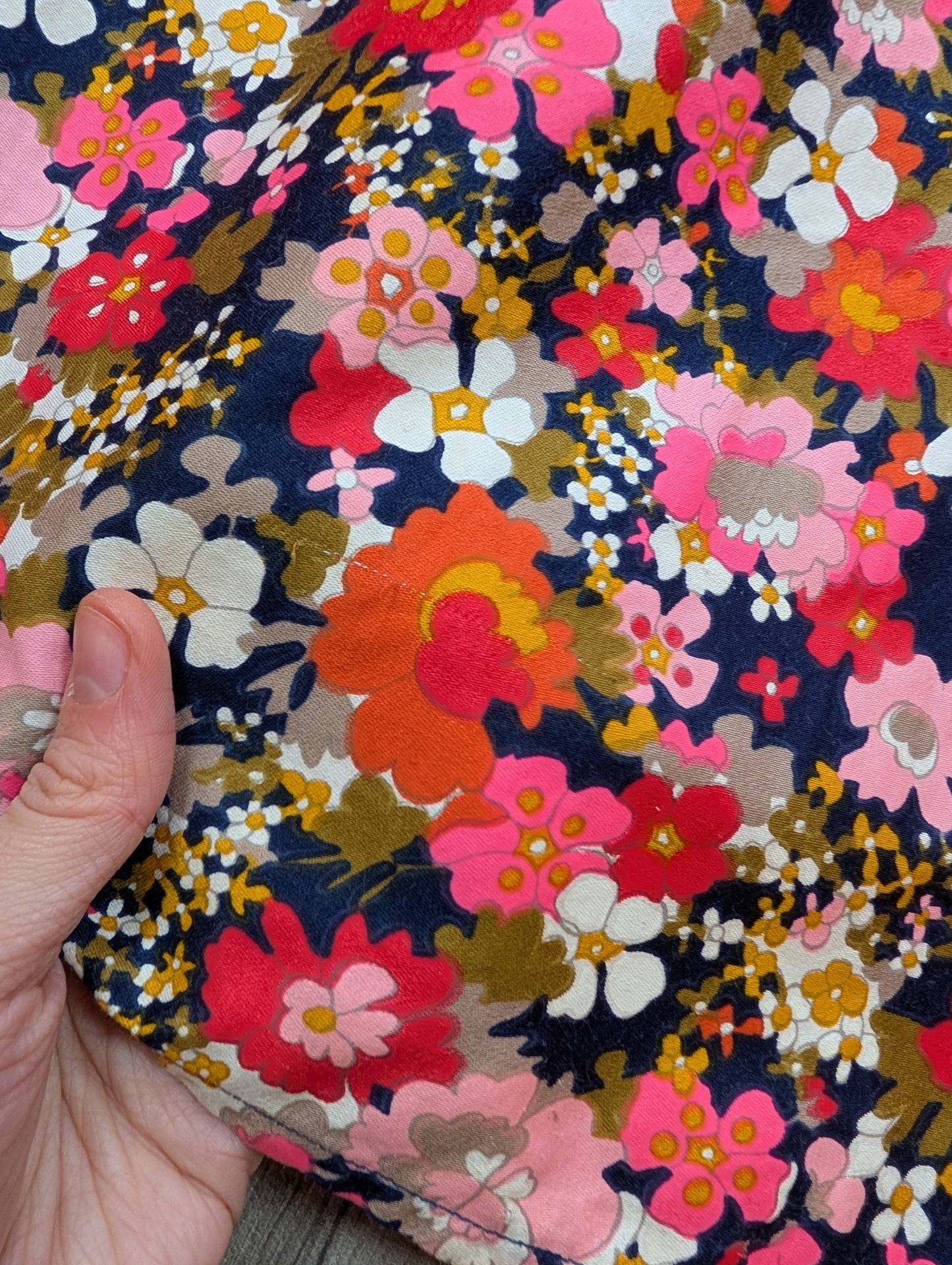 60s/70s St Michael cotton maxi dress - S/10