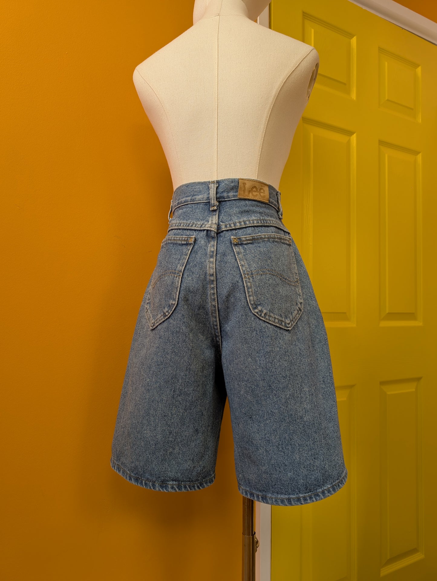1990s Lee made in USA denim shorts - 28" waist