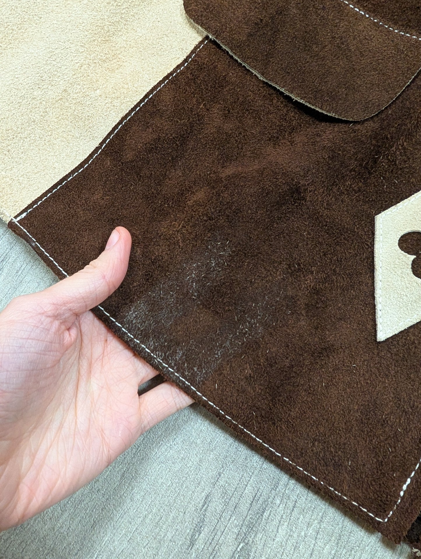 60s/70s Mexican suede cape