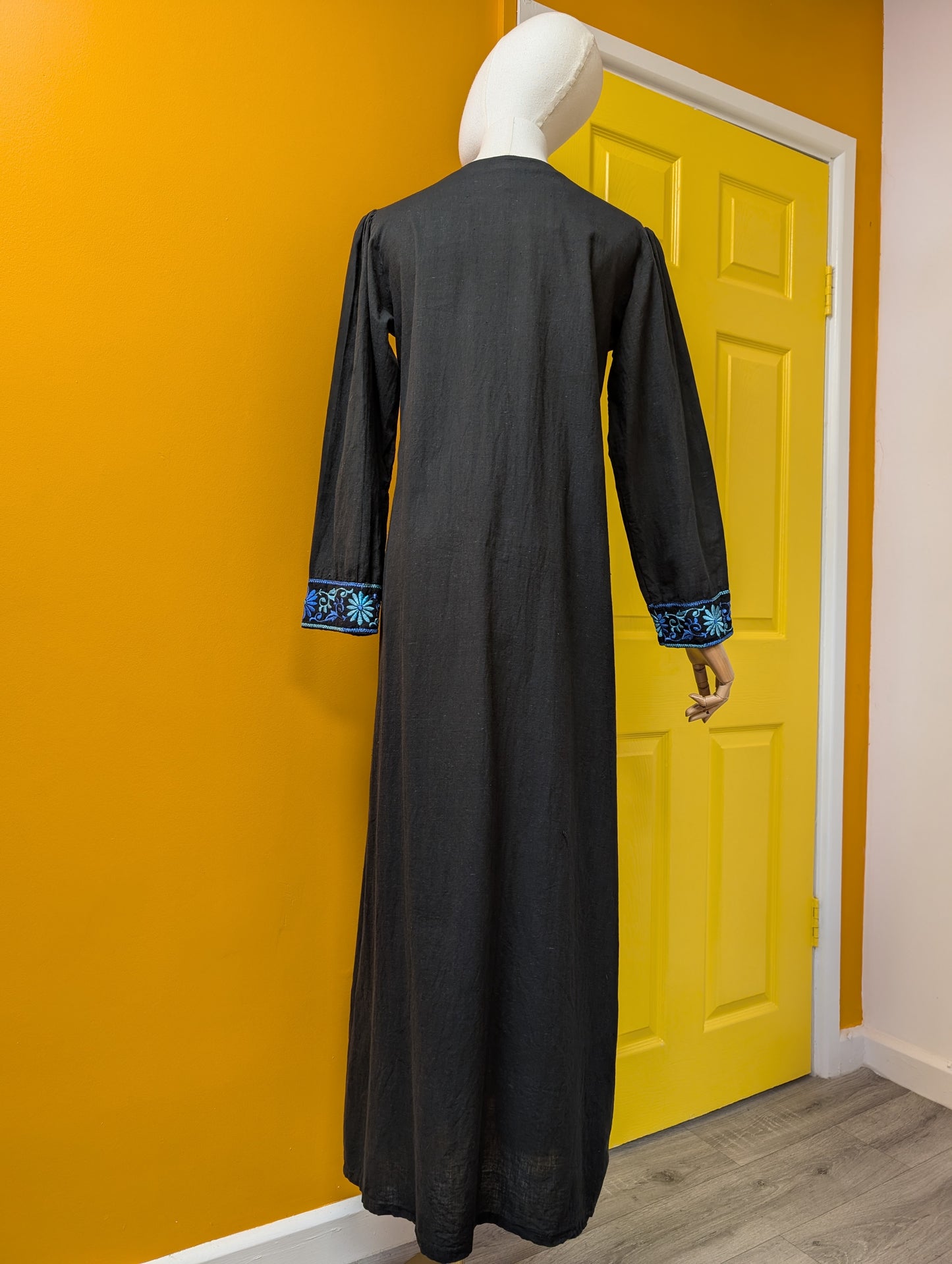 Al-Amal embroidered Indian cotton maxi dress - S/M