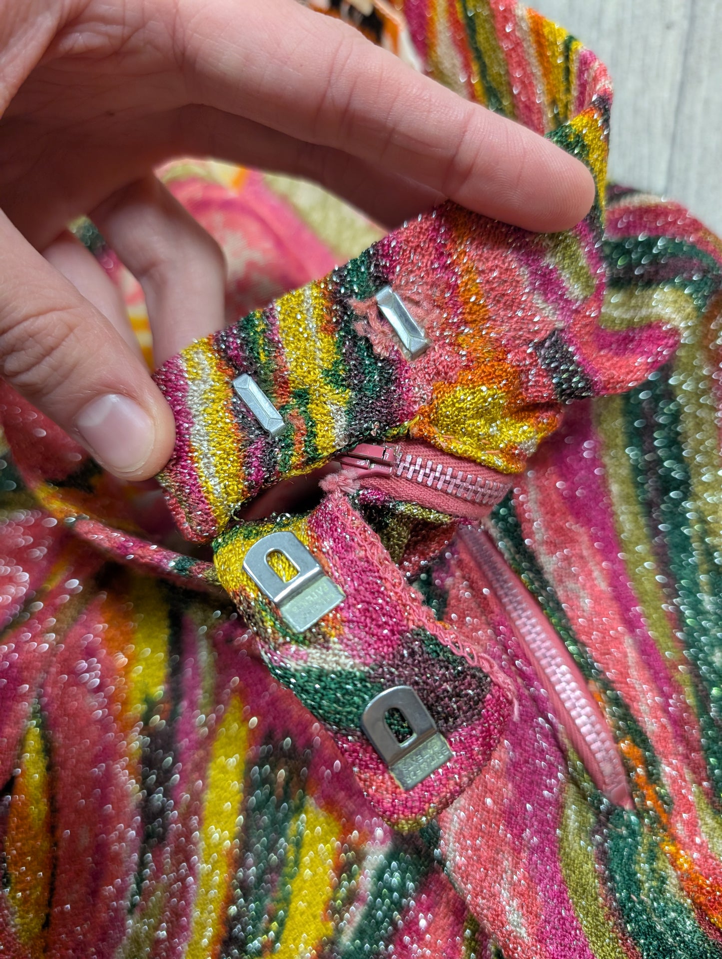 Phenomenal 1960s Ian Peters lurex trouser suit - S/8