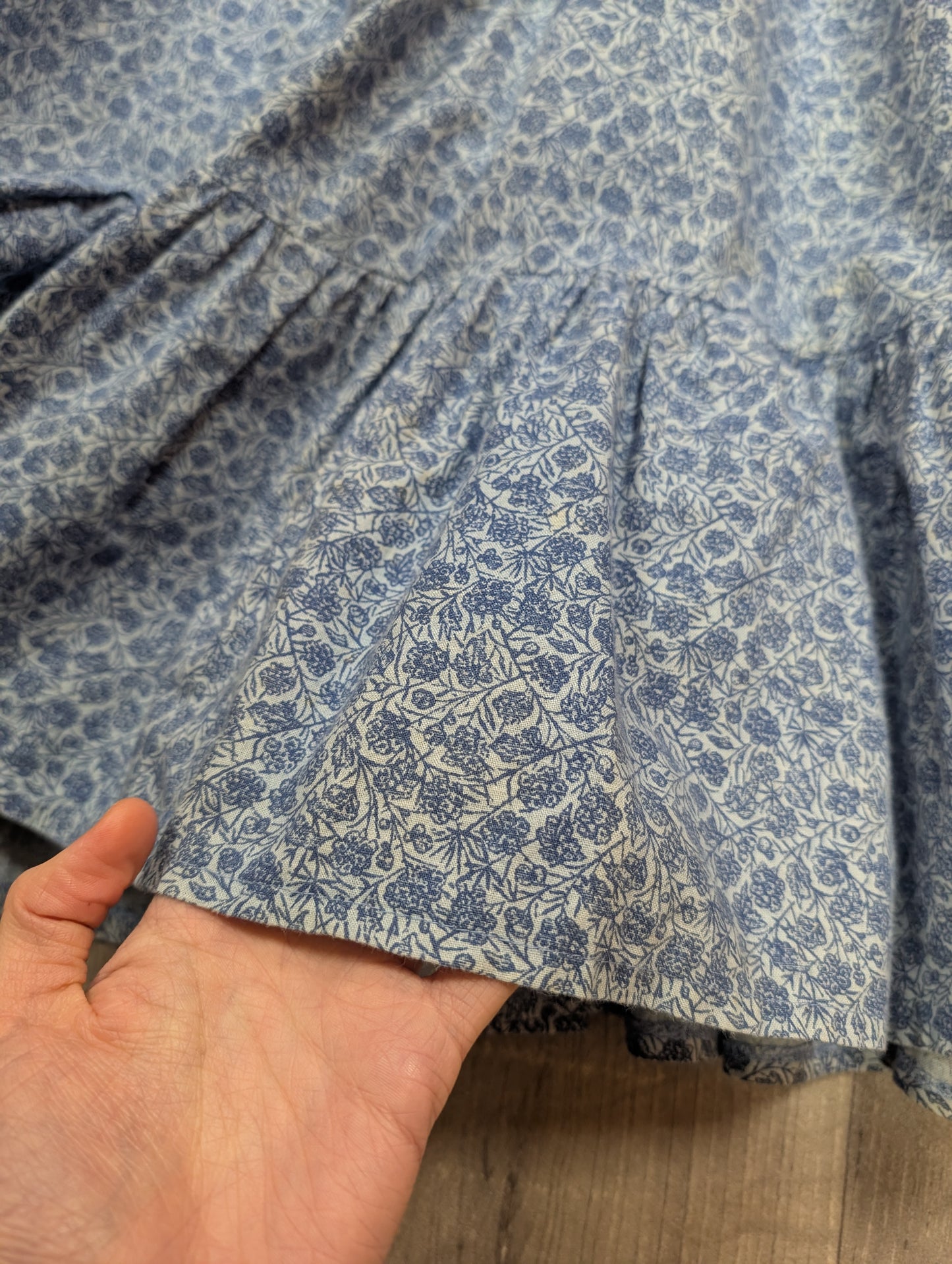 Gorgeous 1970s Laura Ashley made in Wales cotton maxi dress - XS/6/8