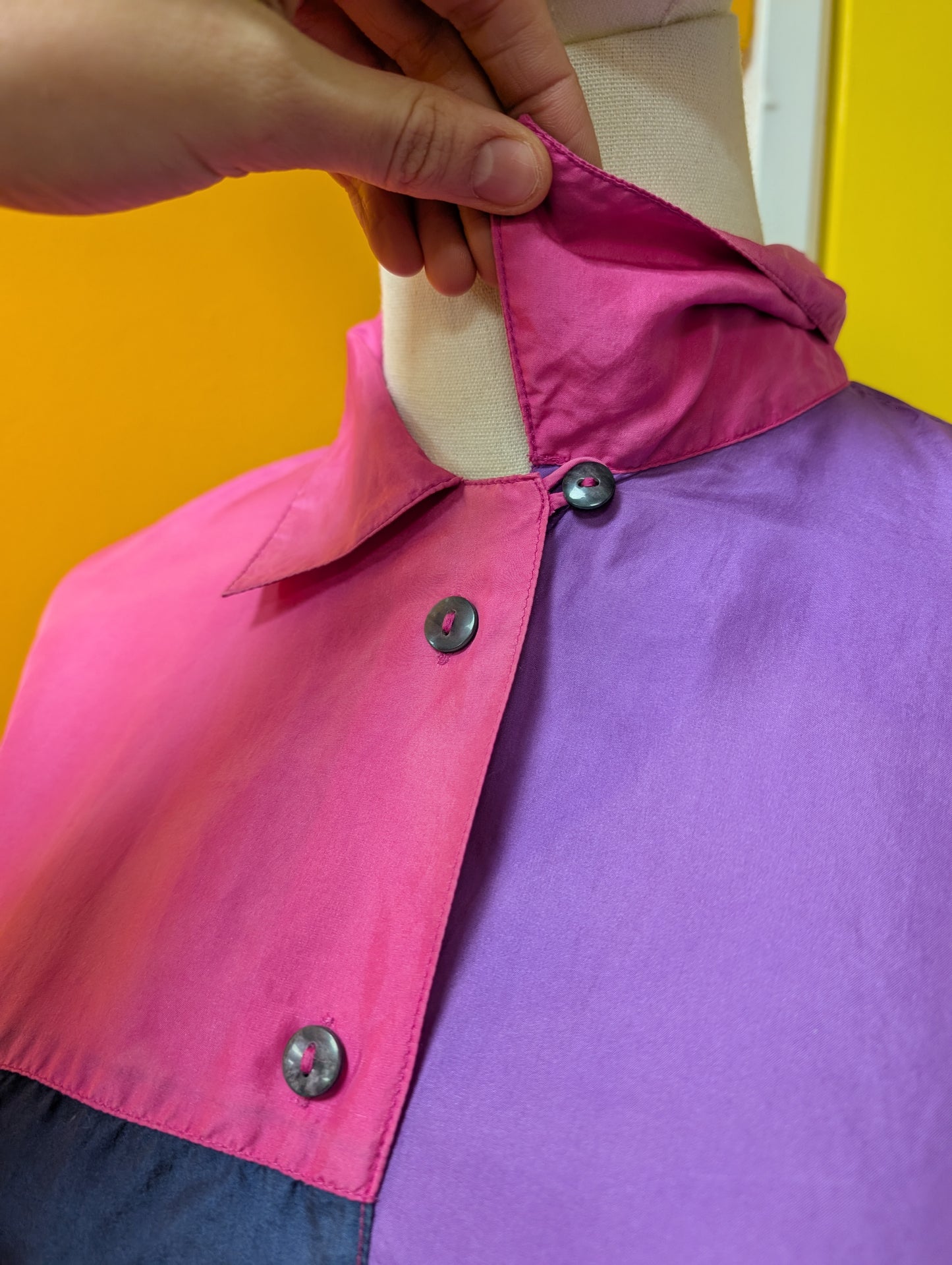 1980s/90s Silkthreads silk shirt - M