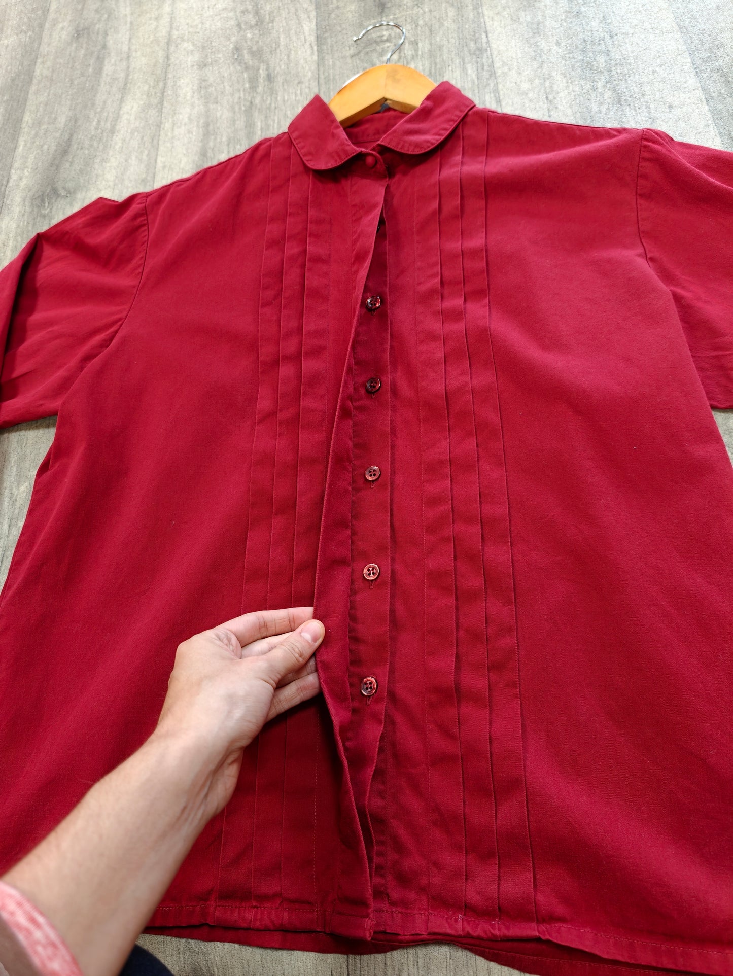 80s/90s Jumpers cotton shirt - L