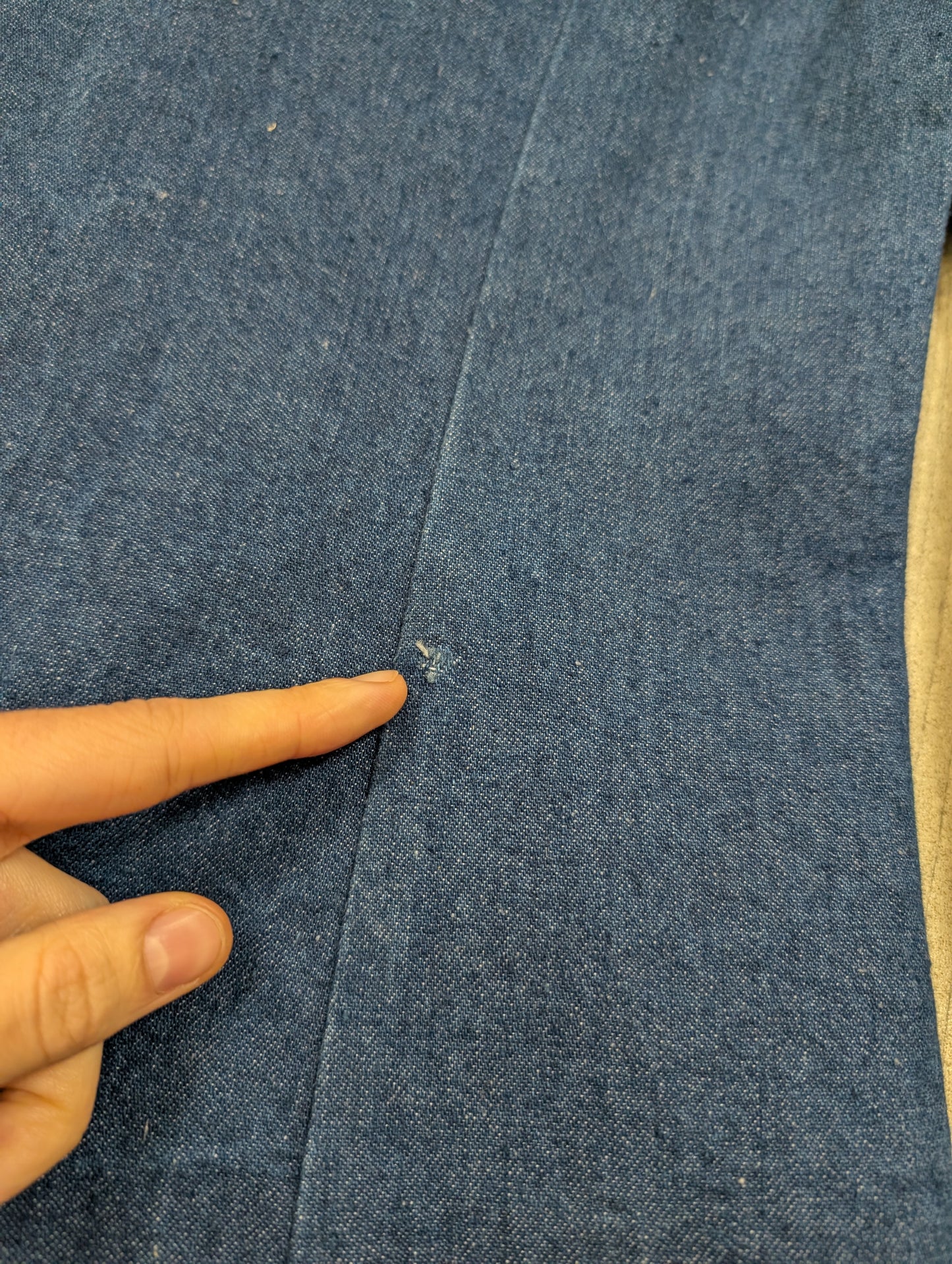 1970s denim mini dress - XS/6