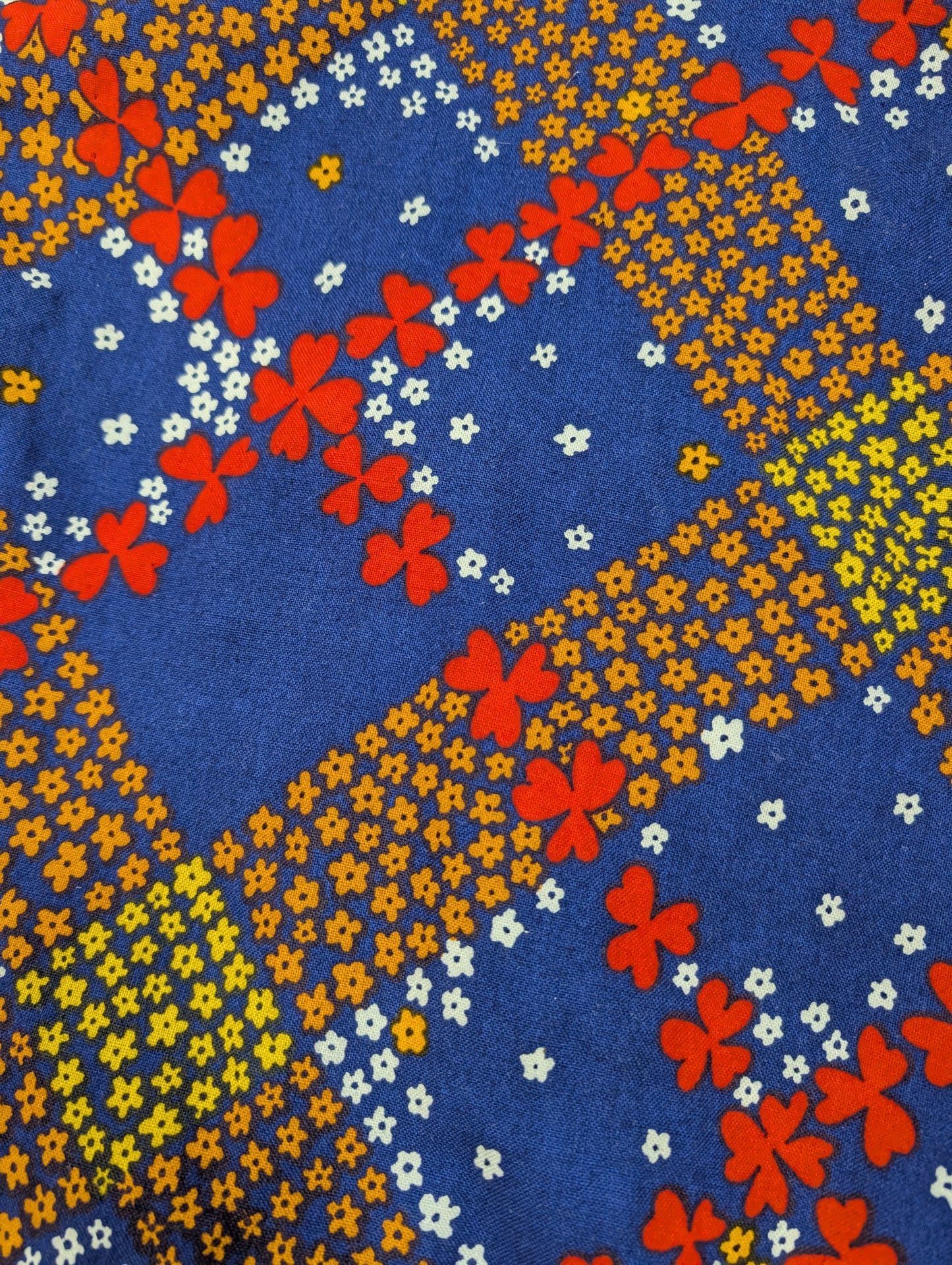 1970s English Lady cotton dress - S/8