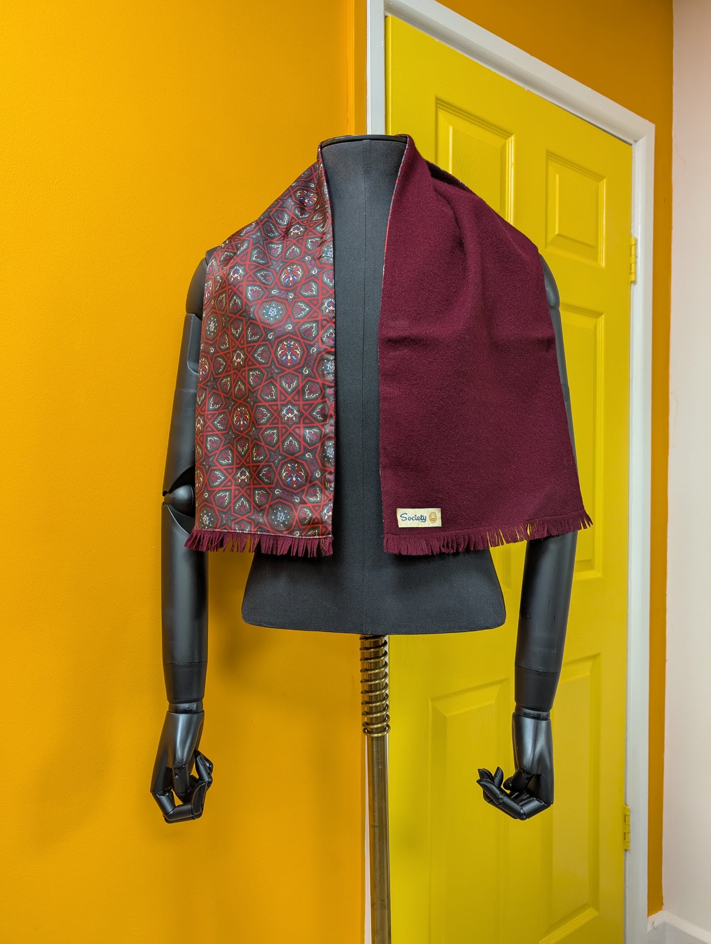 1970s Society men's scarf