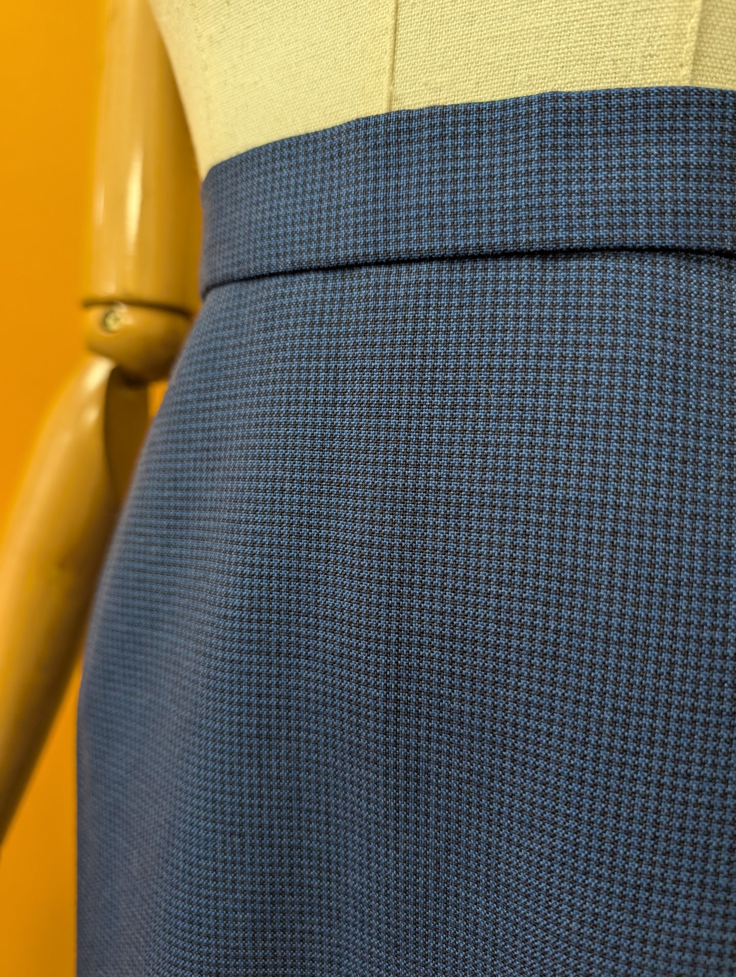 1960s blue check three piece suit - S/8