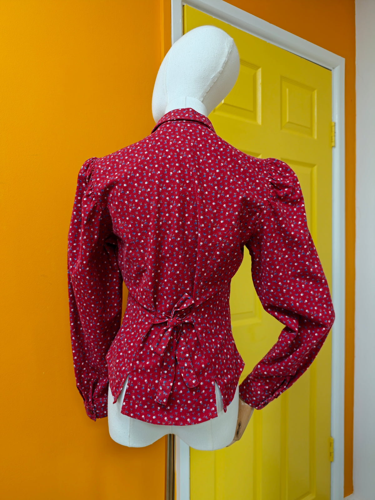 1980s St Michael cotton blouse - XS/S