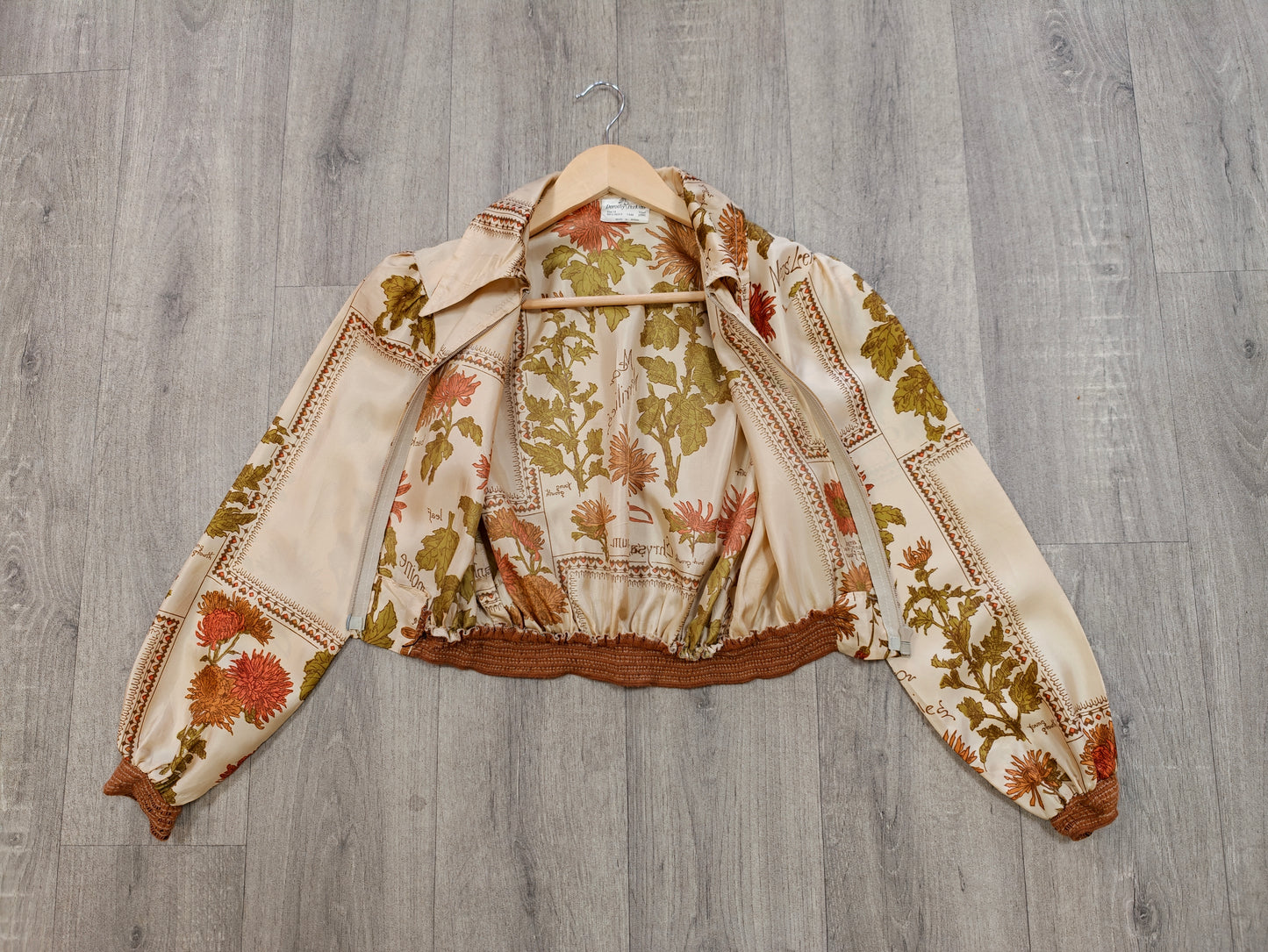 1970s Dorothy Perkins novelty print jacket - XS