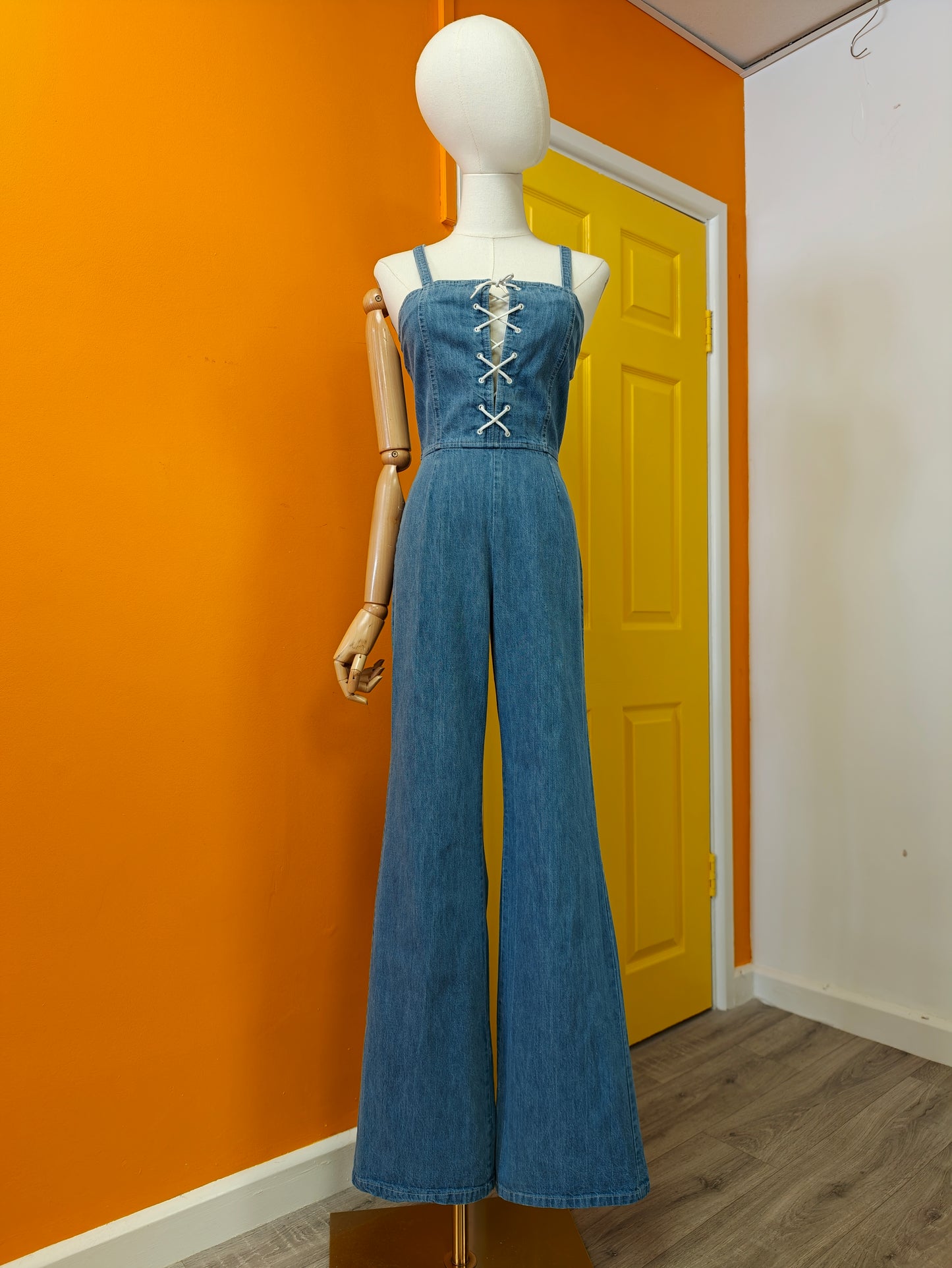 1970s Landlubber denim jumpsuit - XS/6