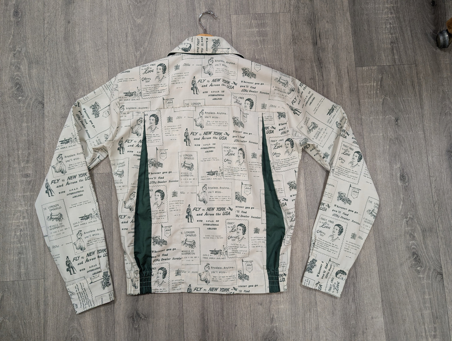 1970s Bond Street novelty newspaper advertising  print jacket