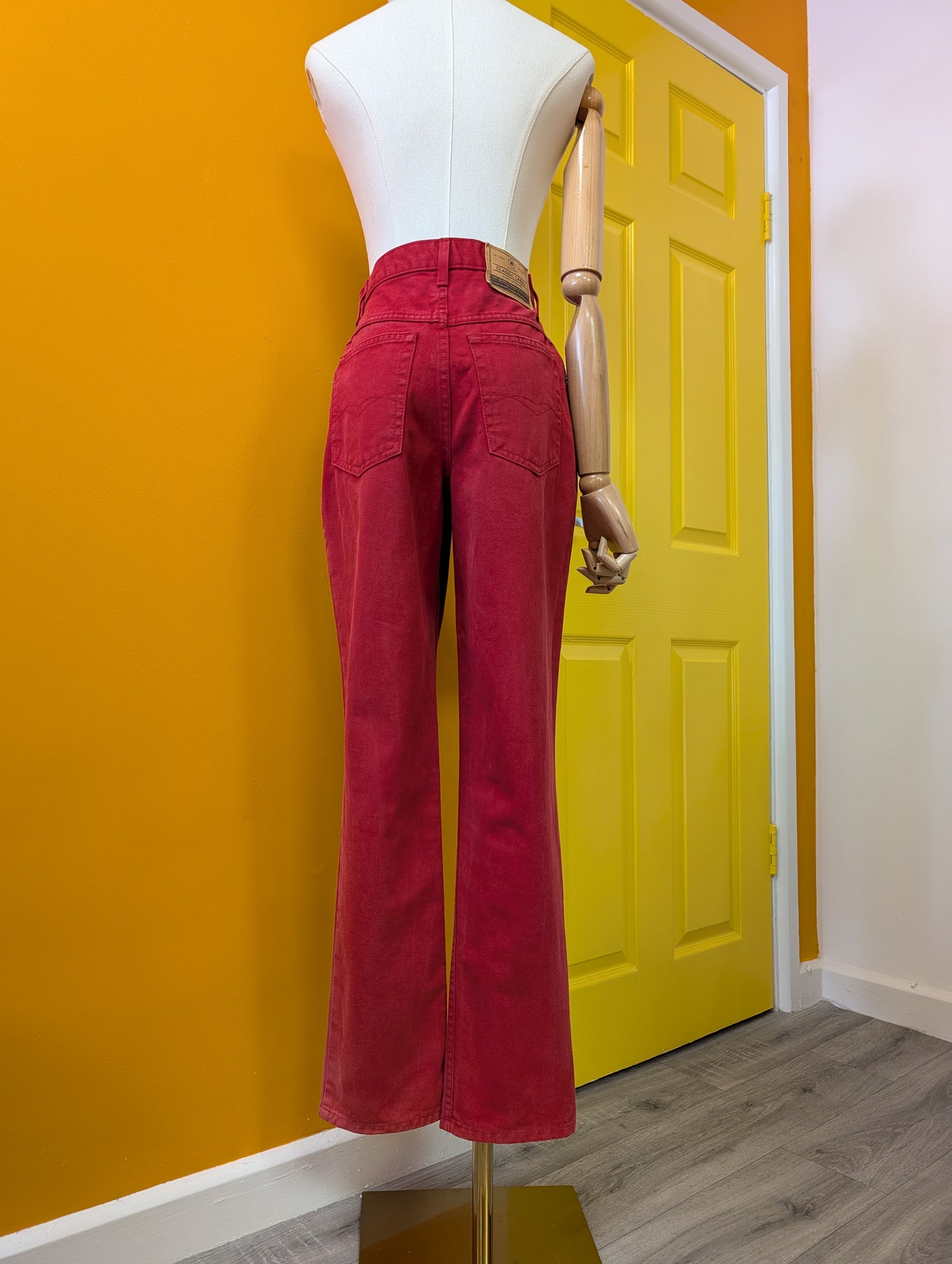 1990s St Michael red jeans - 26"W 30"L