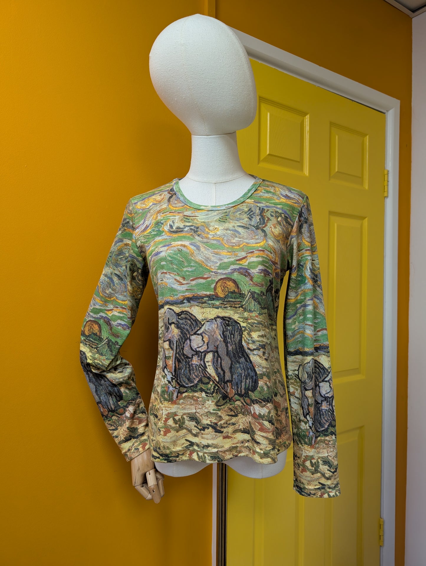 Y2K P&N The East's Enlightened Van Gogh print t-shirt - S/M