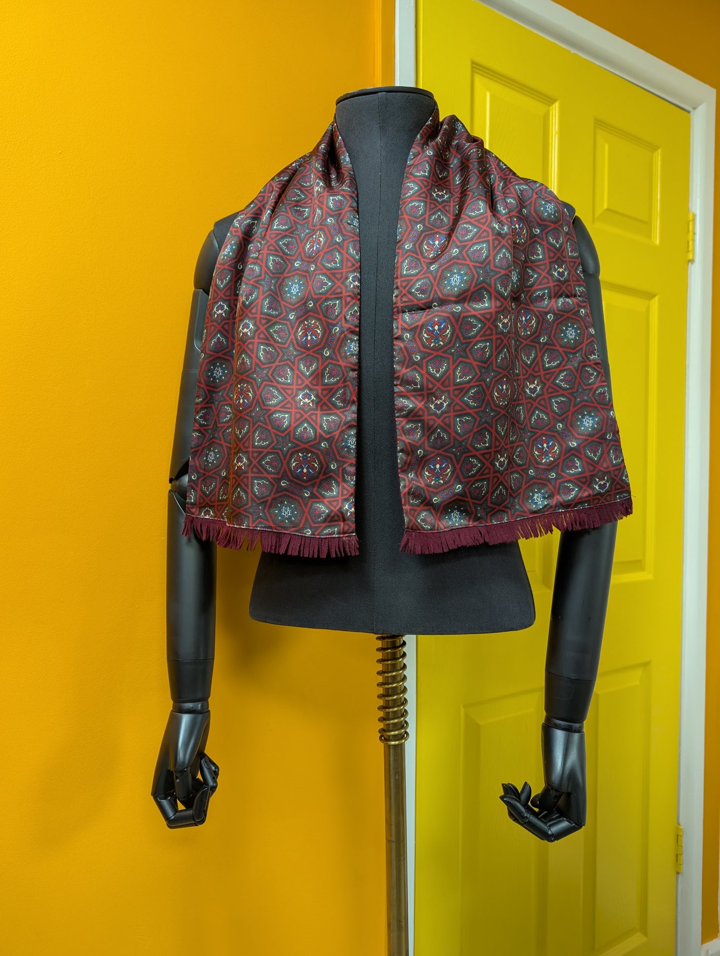 1970s Society men's scarf