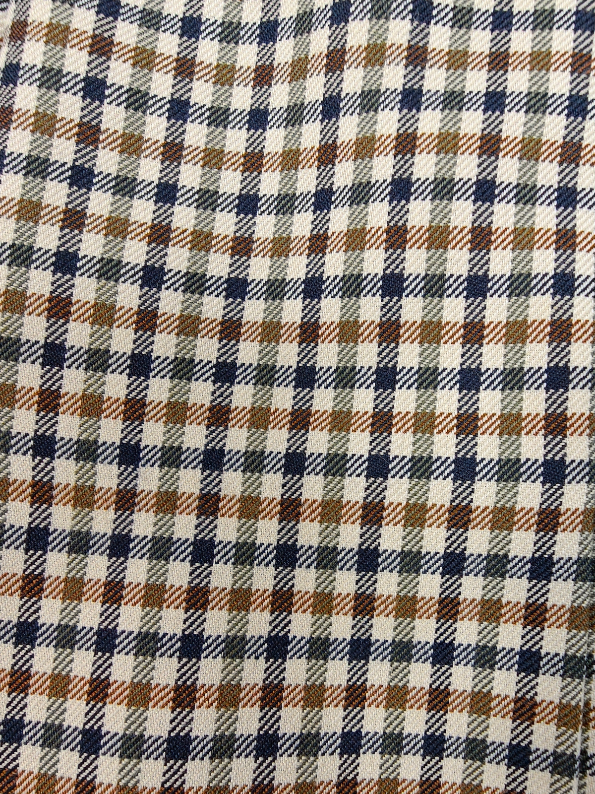 1980s Laird Portch check wool blend skirt - 30" waist