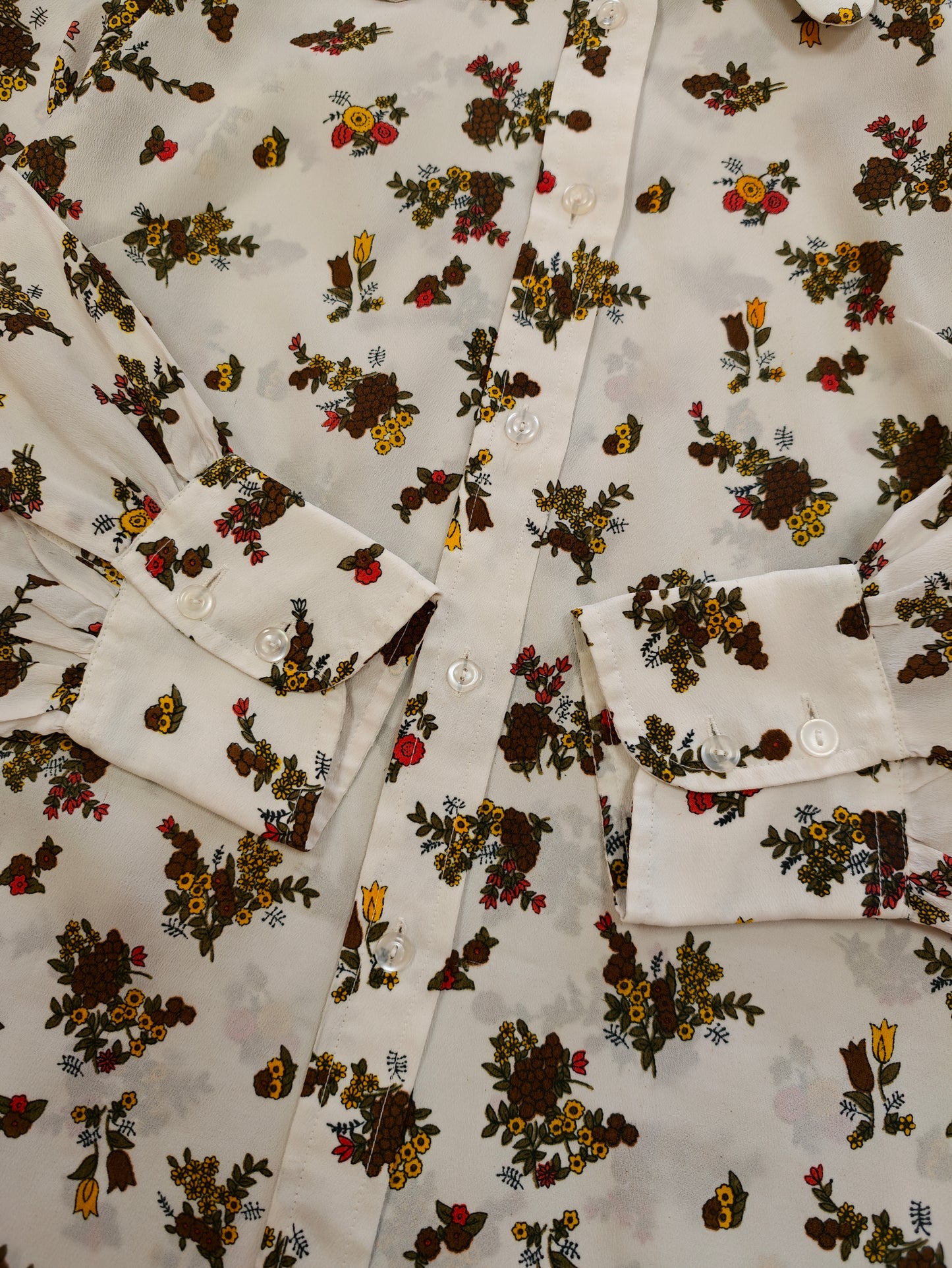 1970s Walco floral shirt - S