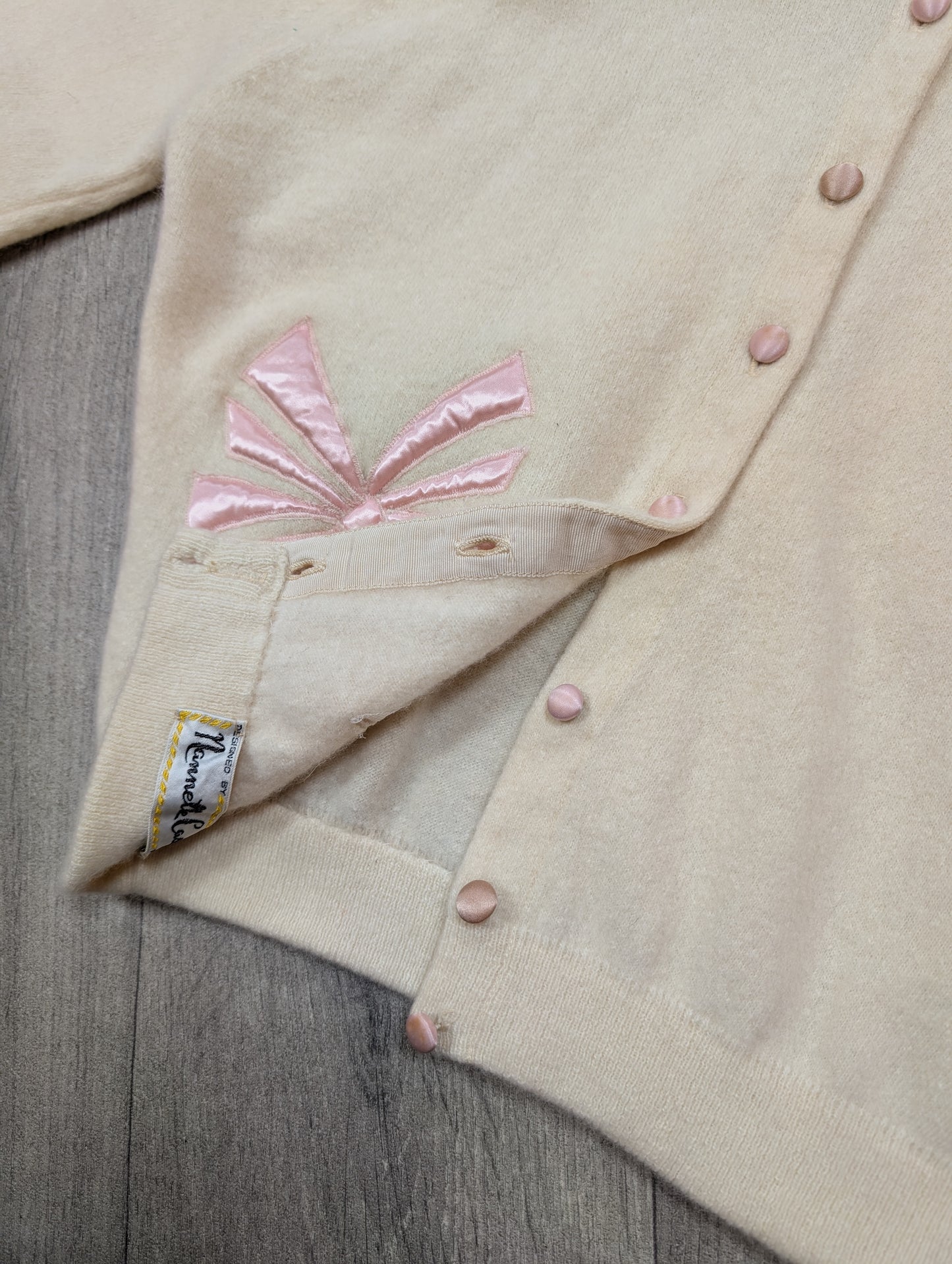 Gorgeous 1950s Nannette Cashmeres cashmere cardigan - XS/S