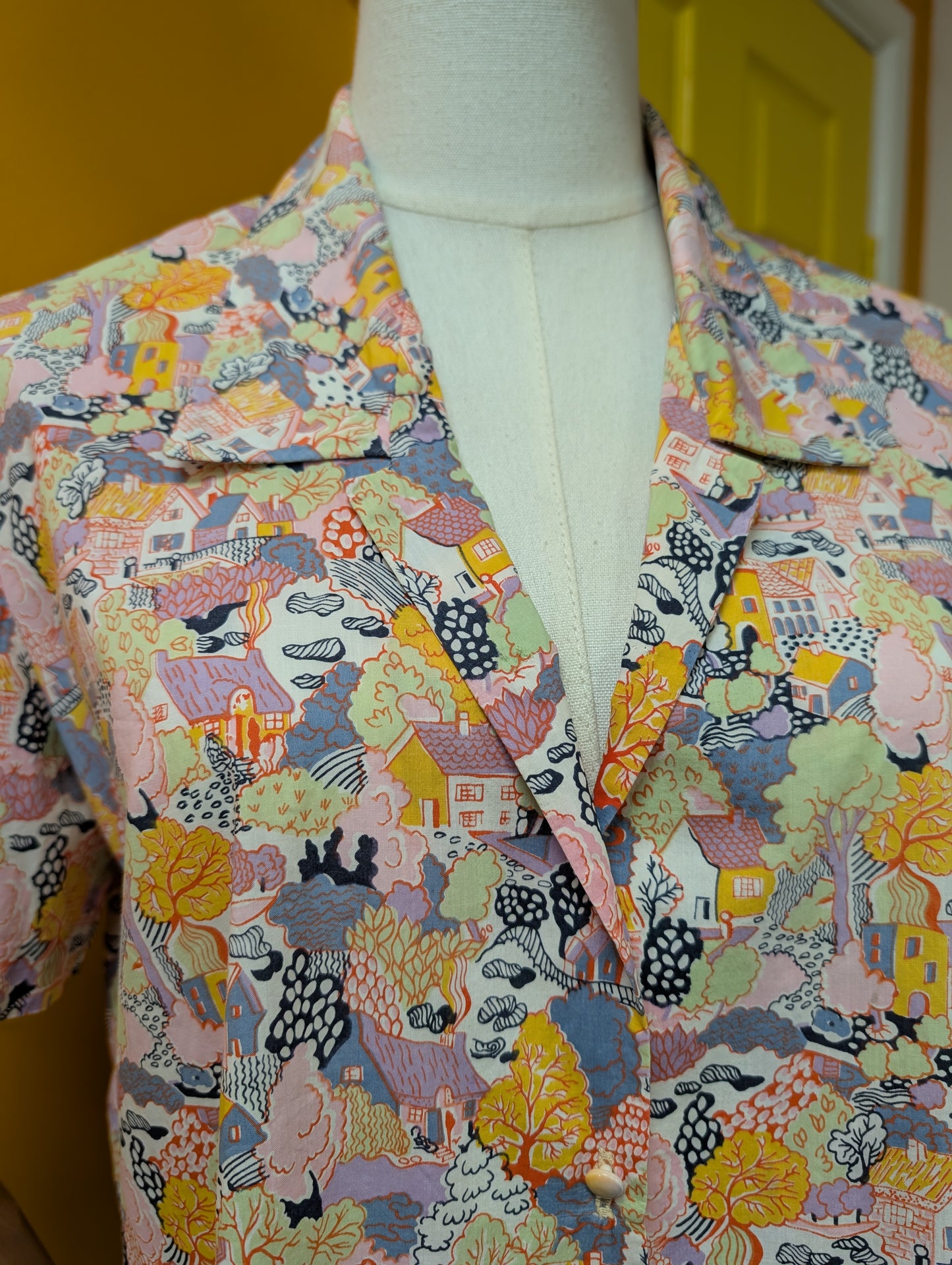 Liberty Heath View print shirt - M