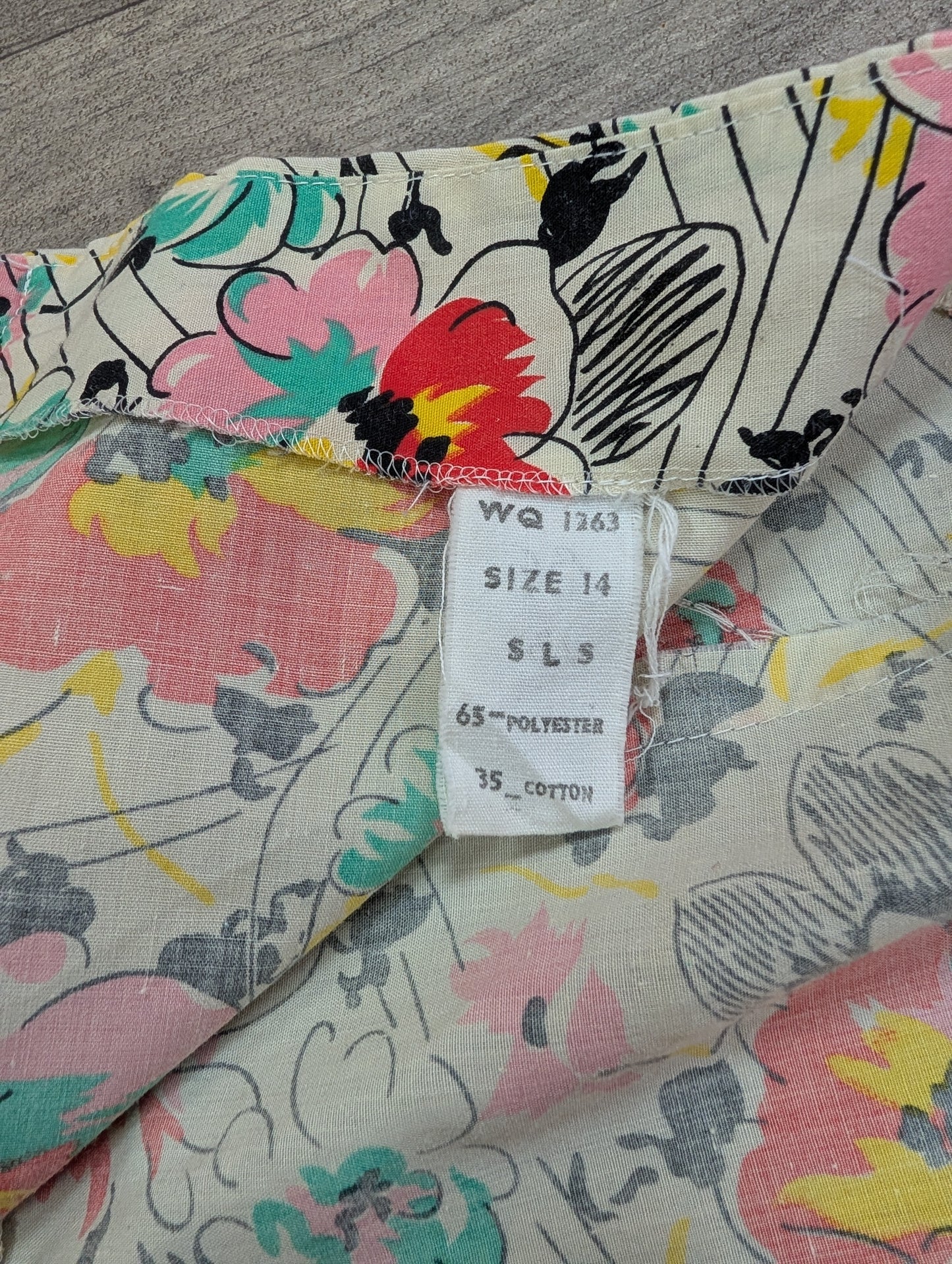 1970s halter neck floral dress - S/10
