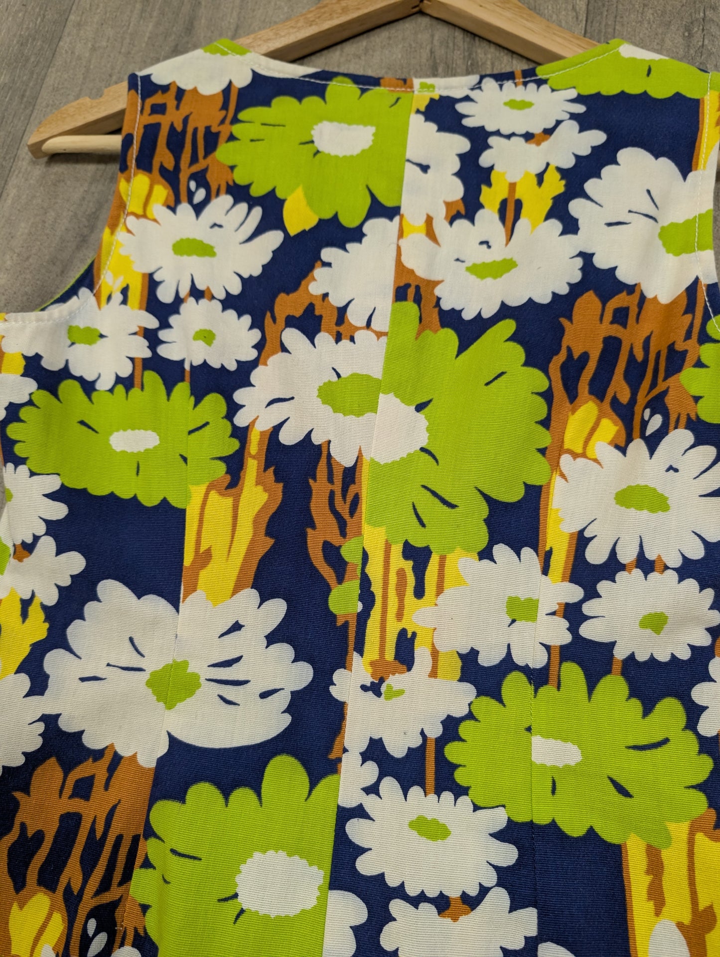 Early 1970s St Michael floral cotton dress - S/8/10