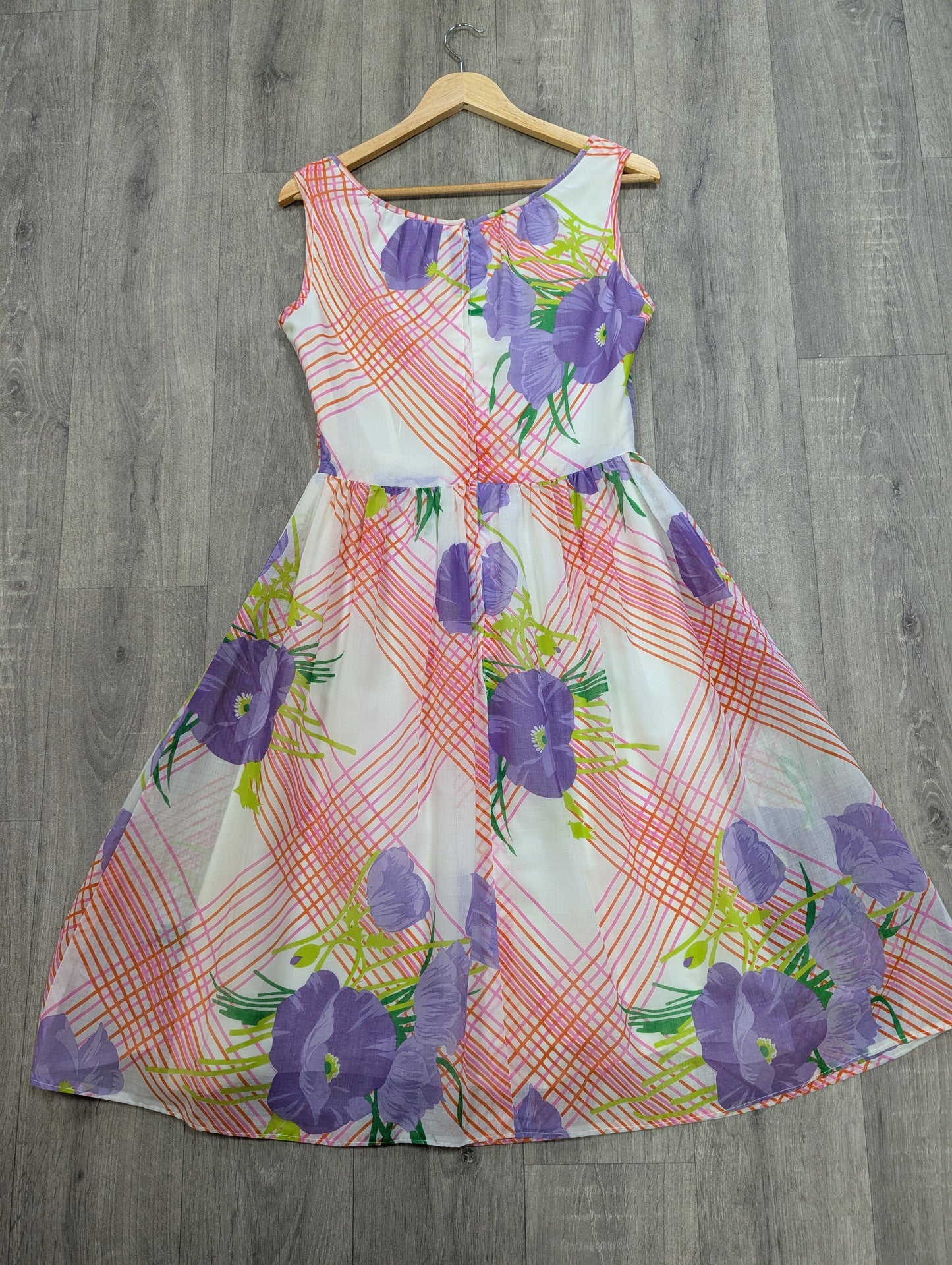 1970s Horrockses floral dress - S/10