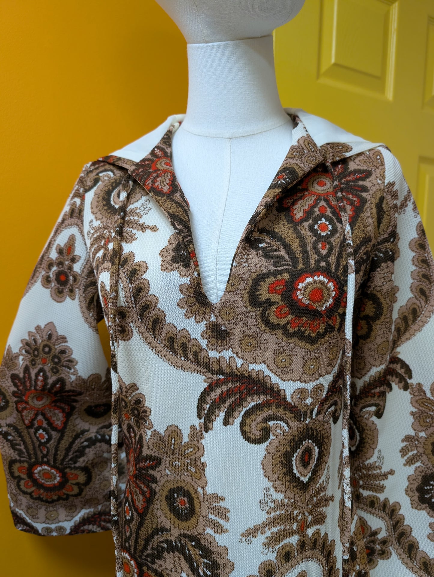 1970s West Park hooded dress - S