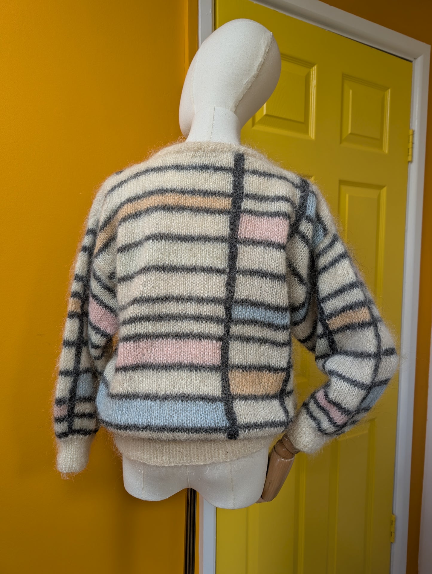 1980s Manhattan mohair/wool blend jumper - S/M