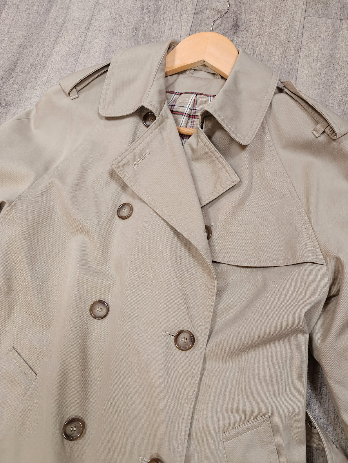 1980s St Michael trench coat - S