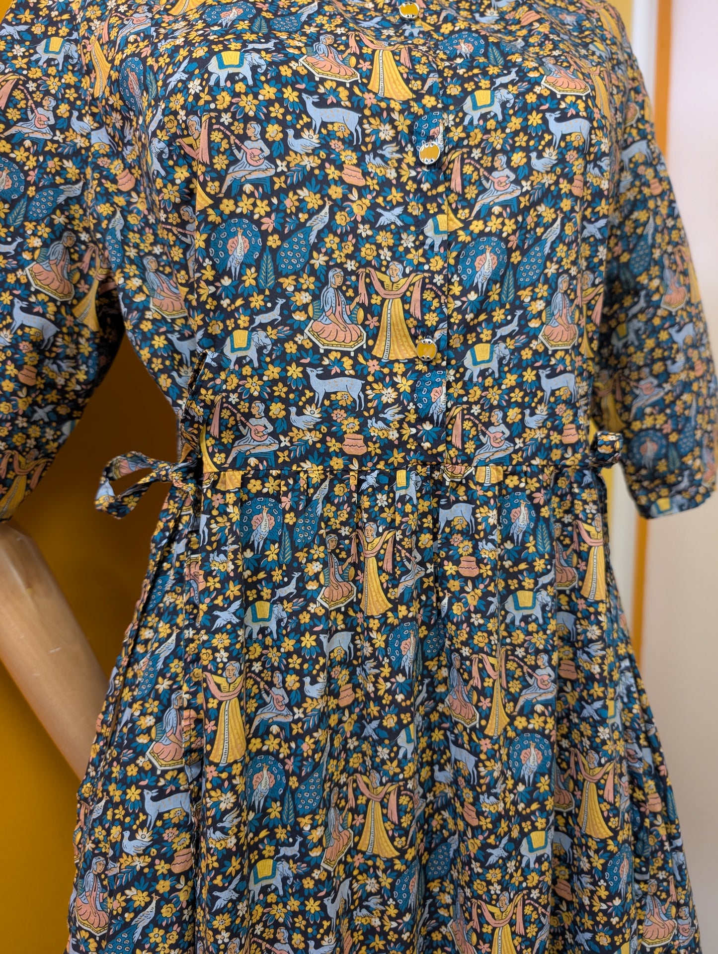 Liberty 'Dancing Ladies' print dress - M/L