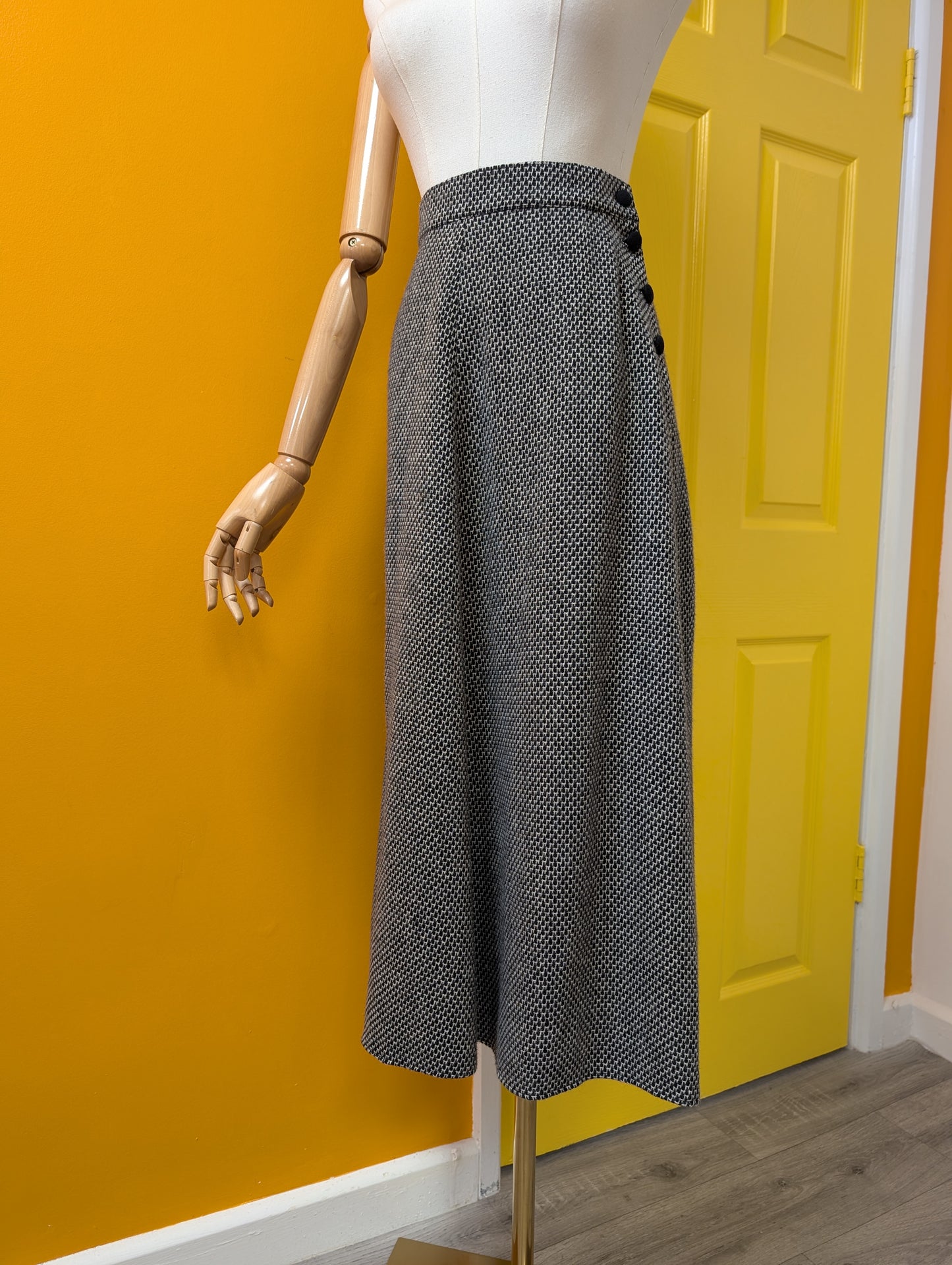 1980s St Michael pure new wool skirt suit - S/10