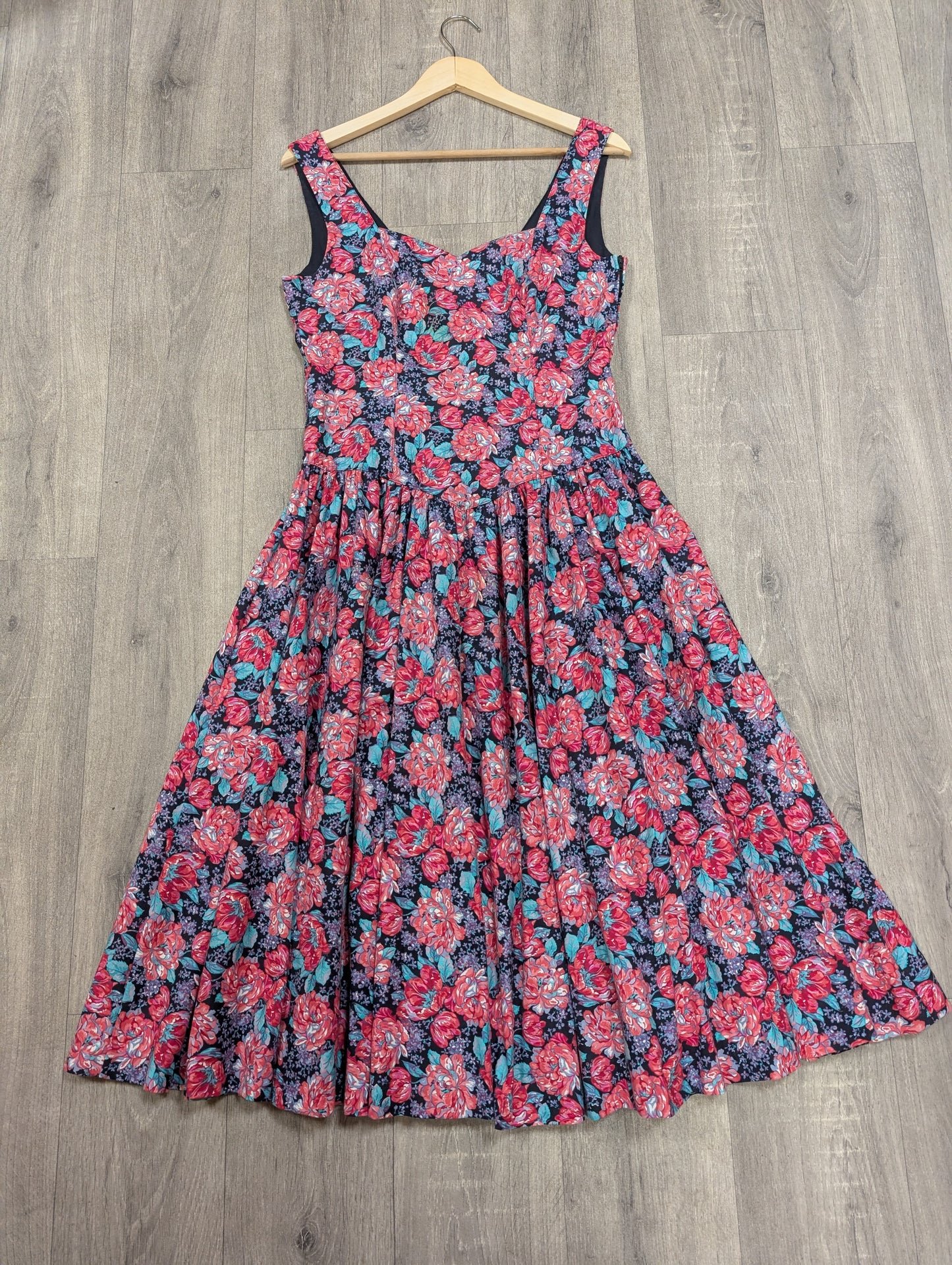1980s Laura Ashley bow back dress and jacket - S/10