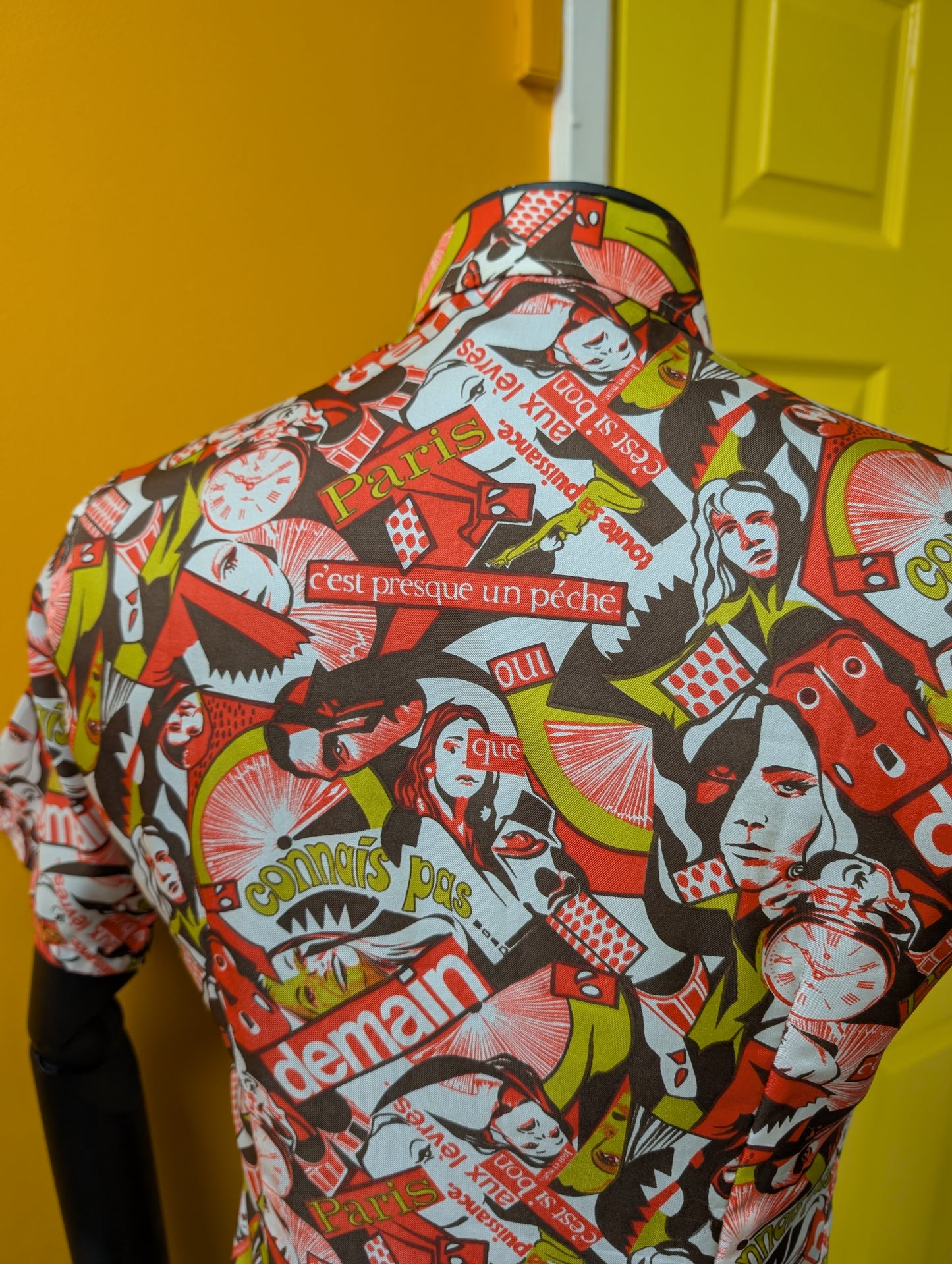 1970s Magit novelty print shirt