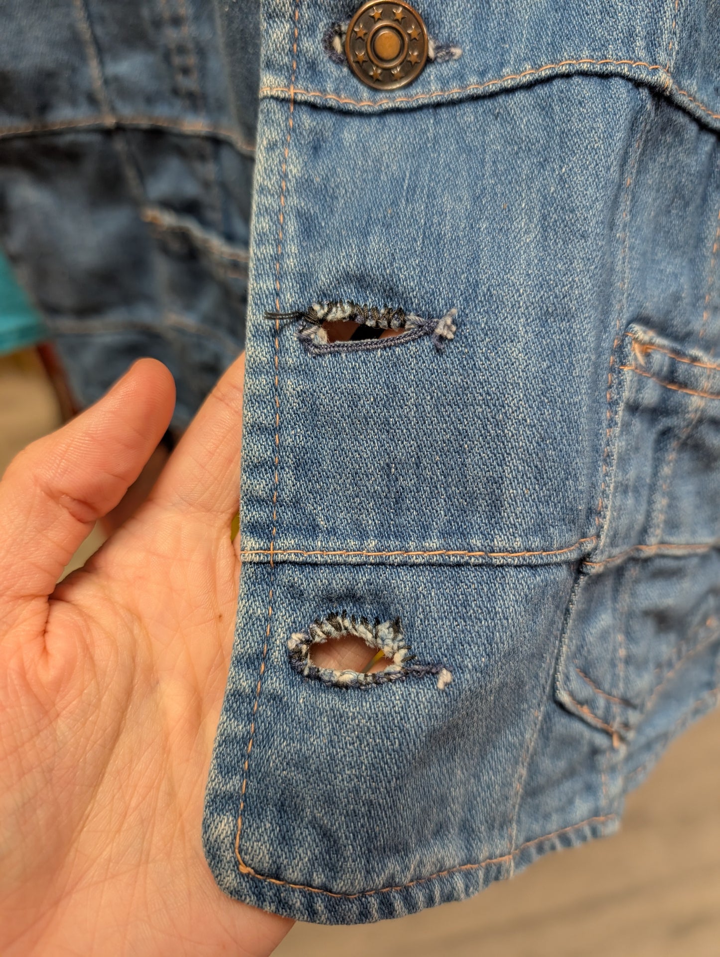 1970s Brutus denim waistcoat