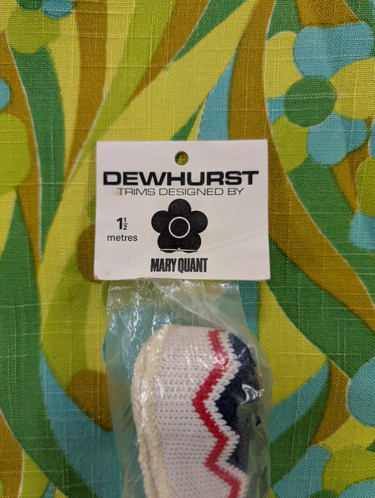 Dewhurst trim designed by Mary Quant 1.5 metres