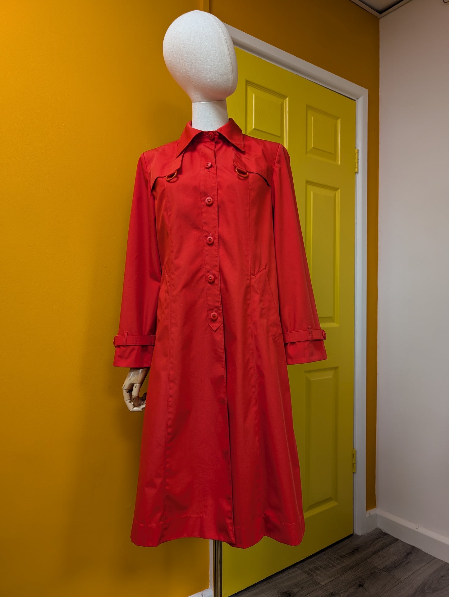 1970s Miss Dannimac red coat - S
