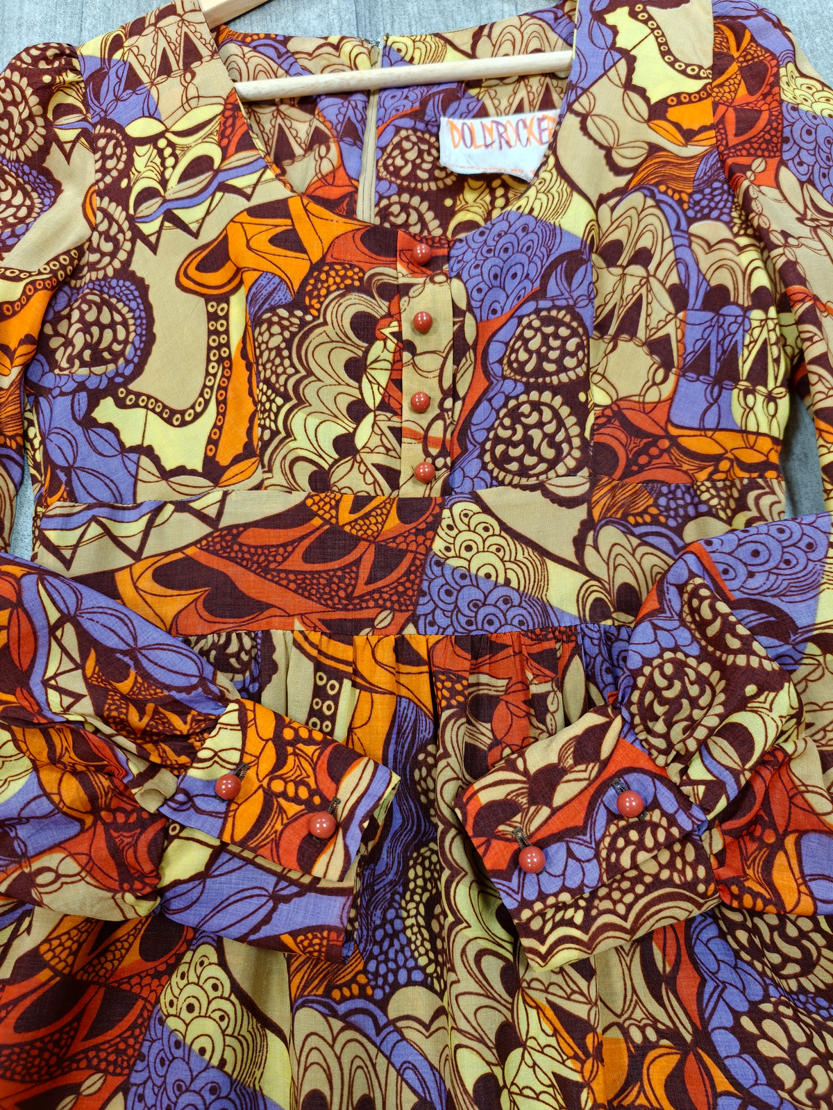 Psychedelic Dollyrockers mini dress - S/8