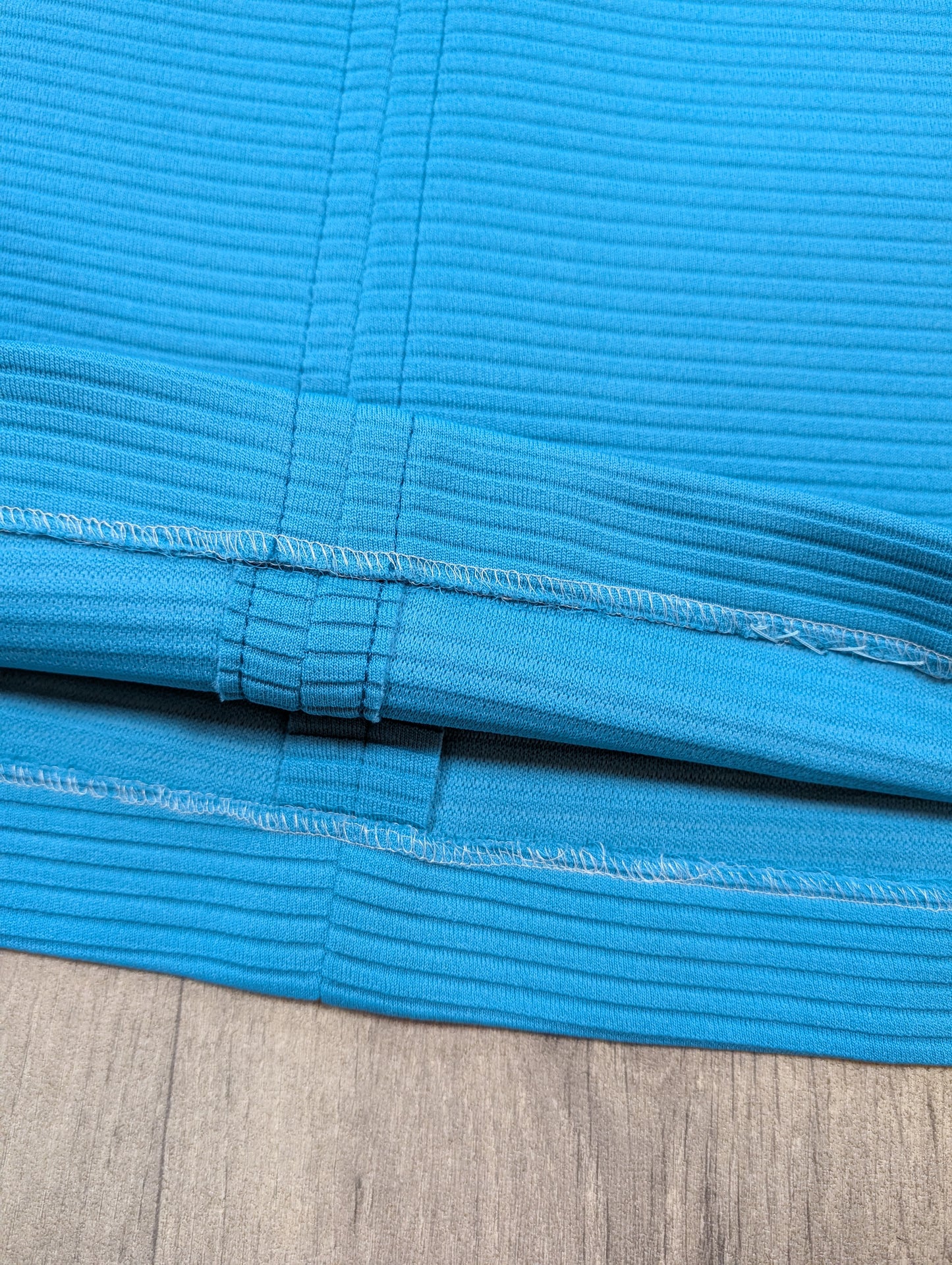 1970s Dumarsel blue dress & belt - S/8/10