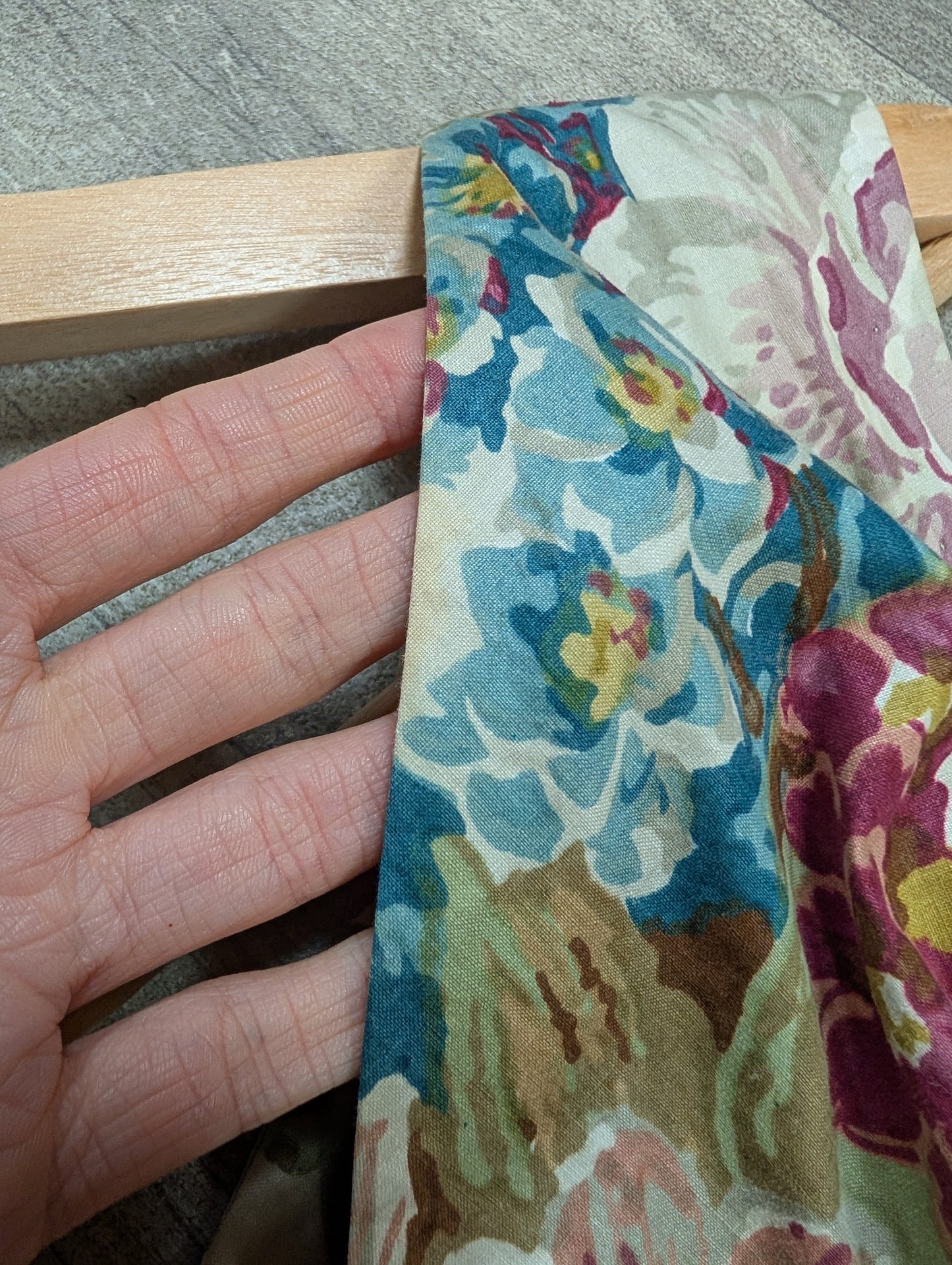 1950s Roecliff and Chapman full circle cotton dress and belt - 34"B, 26"W