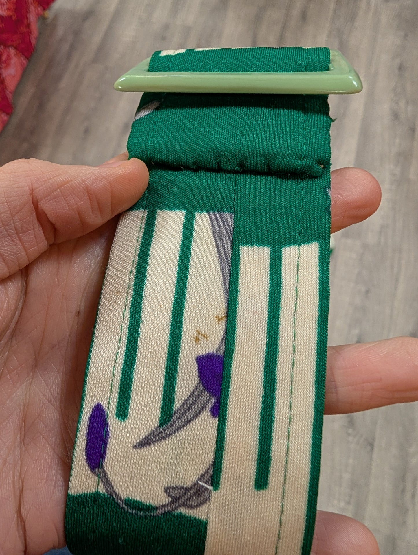 1970s Hanae Mori Ban-Lon by Vivid dress & belt - XS/S/6/8