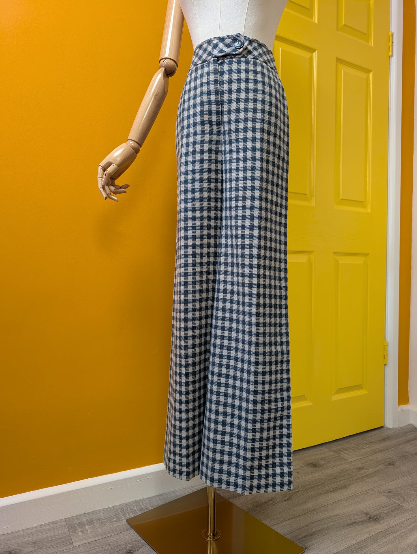 1970s wool blend flares - 24" waist