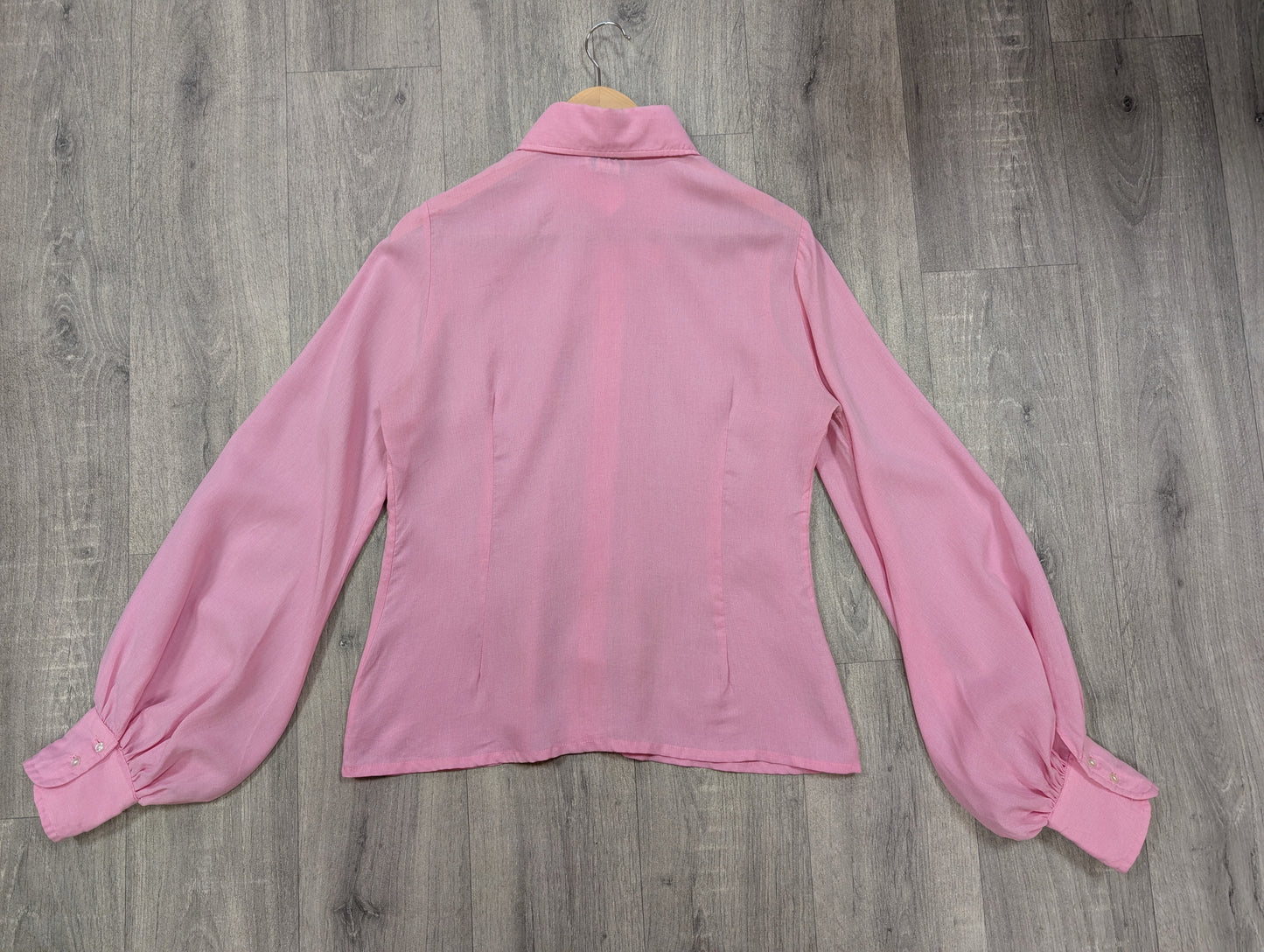 1970s Susy Ware pink shirt - M