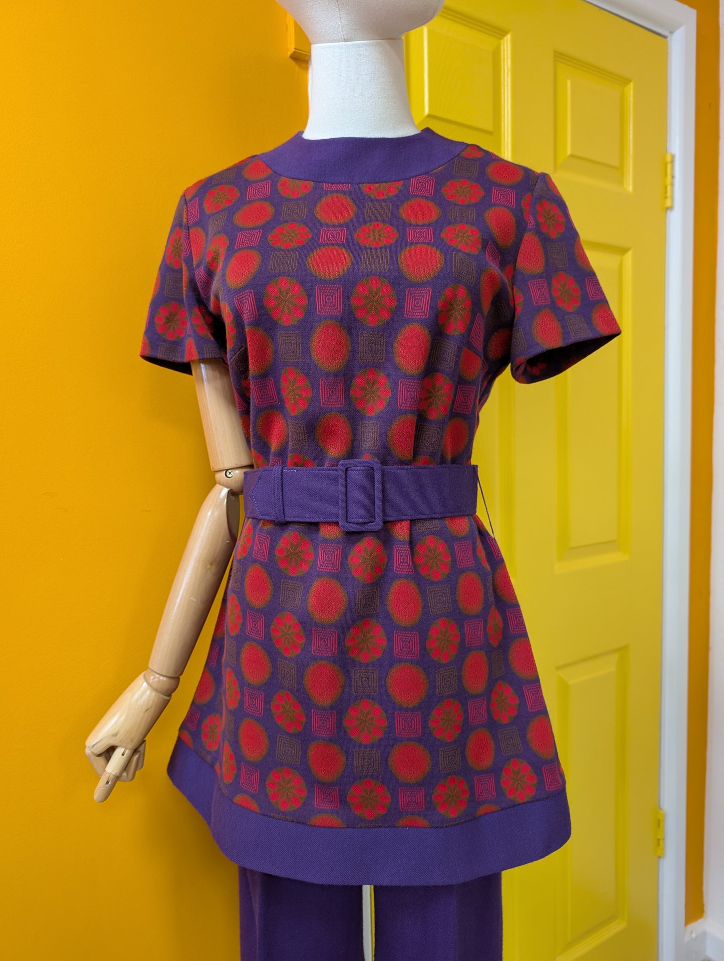 60s/70s Berkertex trouser suit - S/8/10