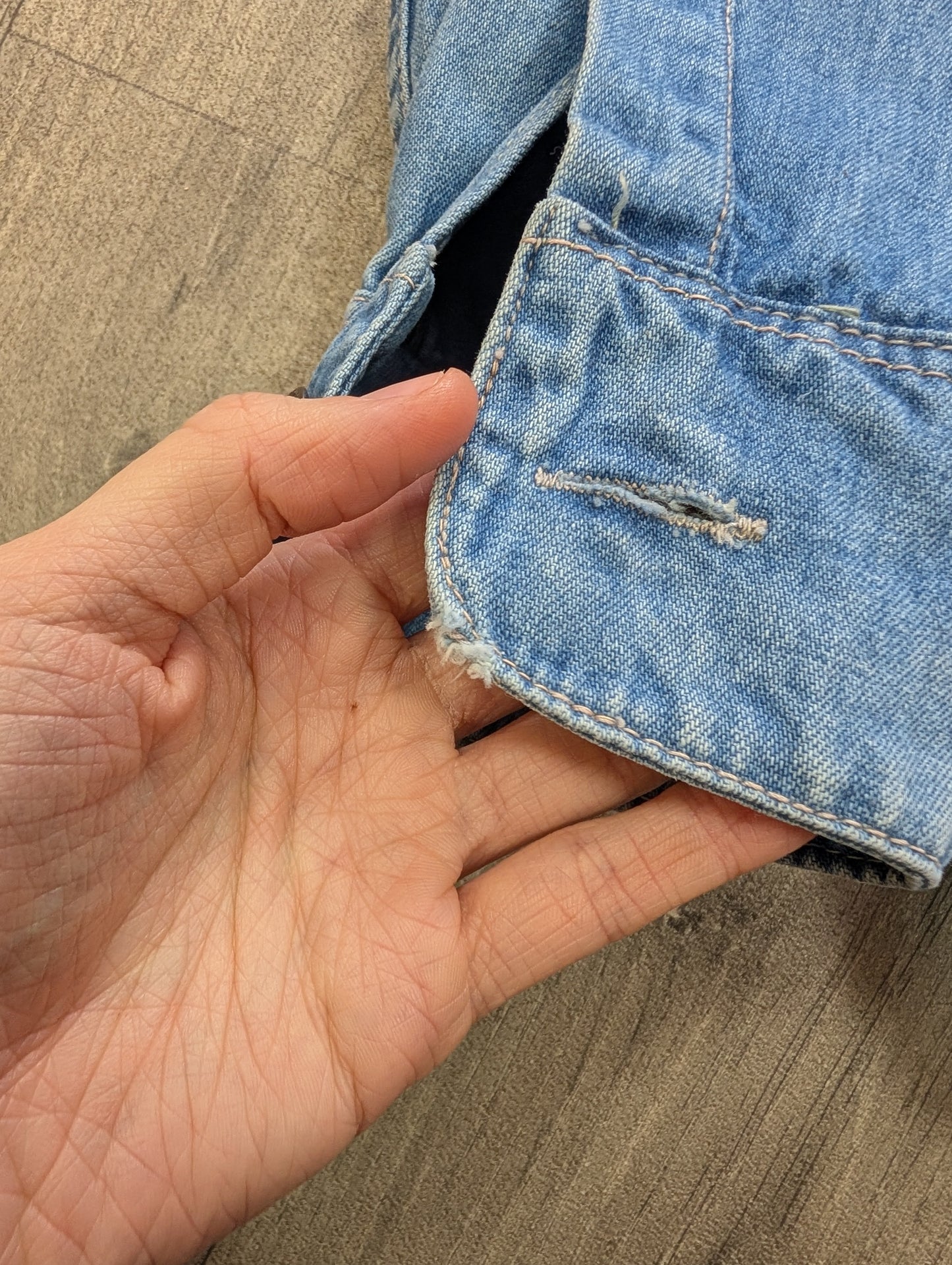 1970s Highlight Jeans denim shirt - M