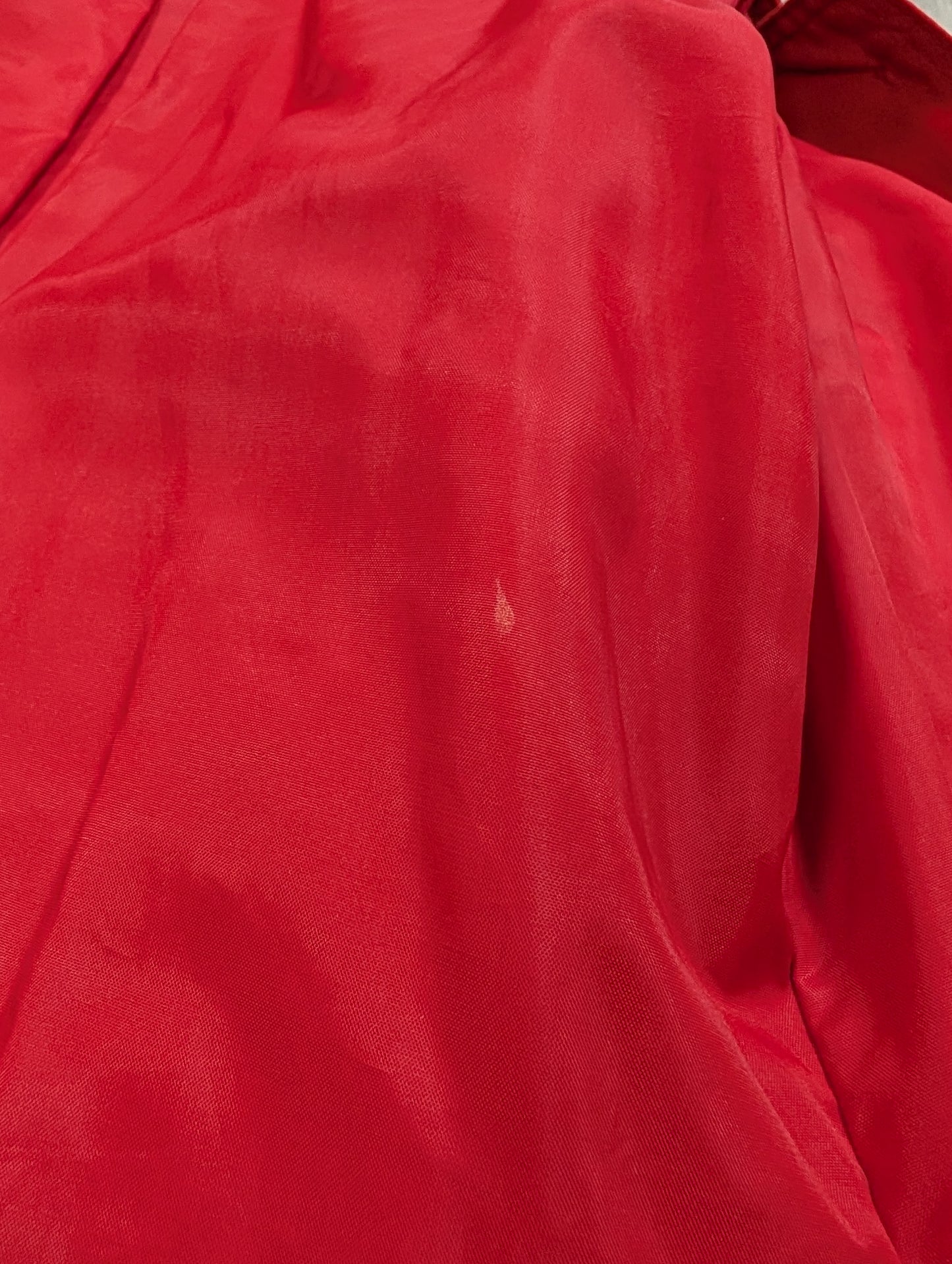 1970s St Michael red belted coat - S/M