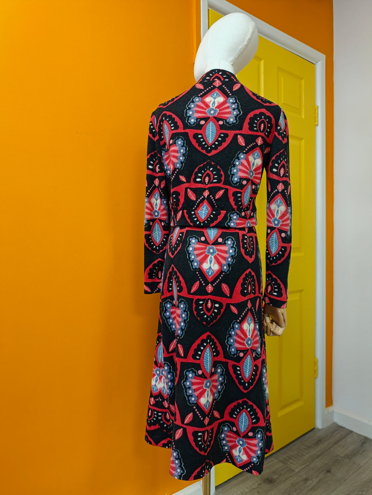 Gorgeous 1960s Eva Fisher couture wool skirt suit - S/8/10