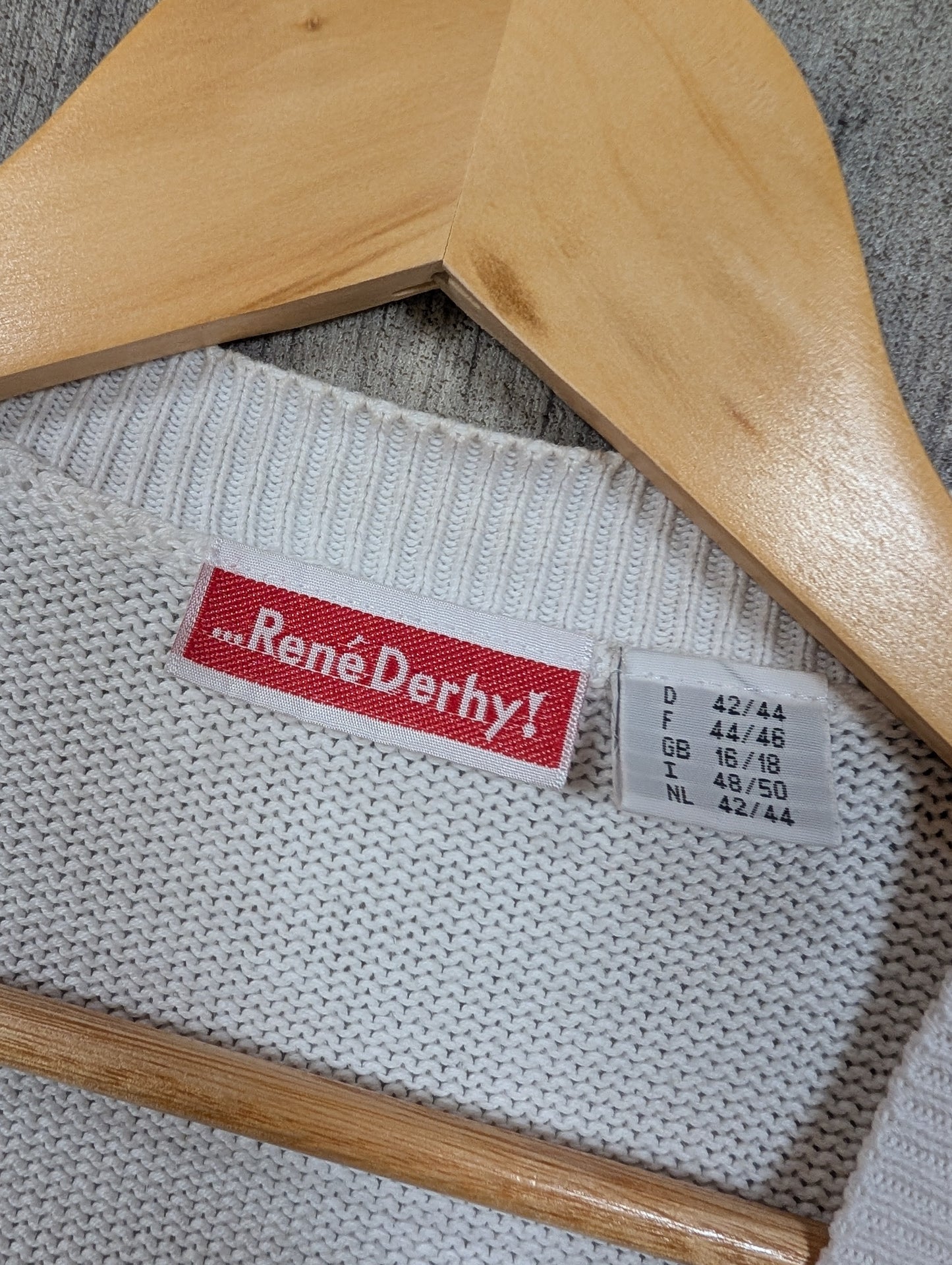 1990s Rene Derhy novelty sailor cotton cardigan - L