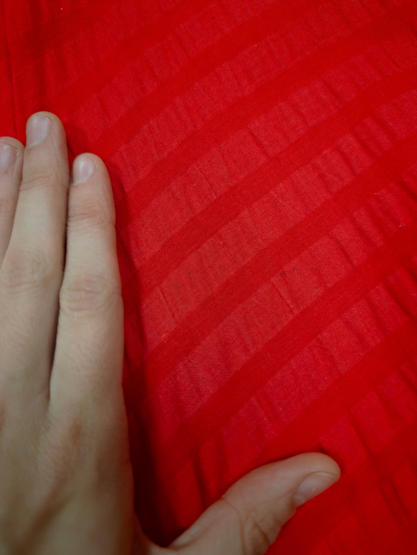 1970s Miss Mouse red cotton maxi dress - XS/6