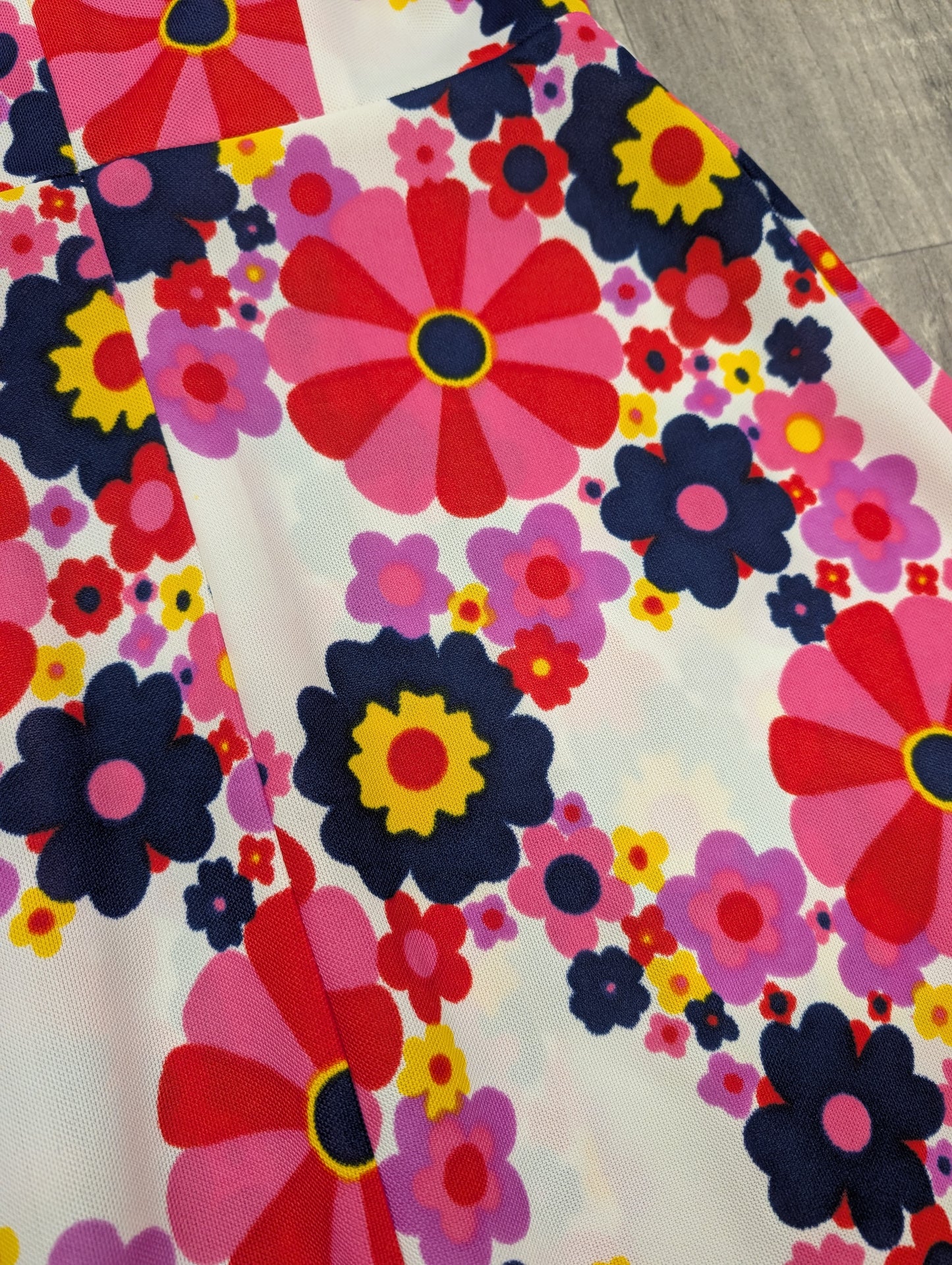 1960s John Howard floral dress - S/10