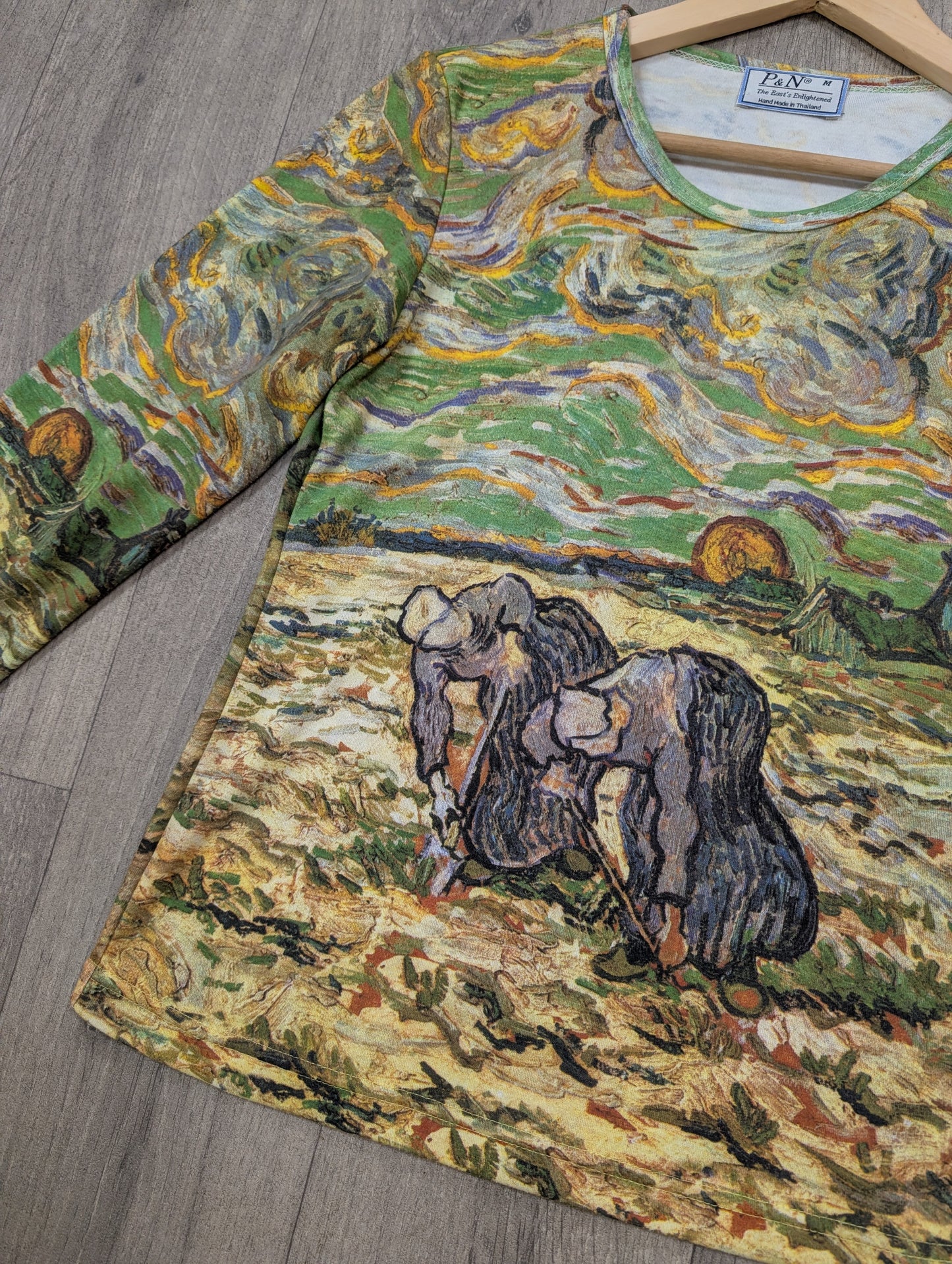 Y2K P&N The East's Enlightened Van Gogh print t-shirt - S/M